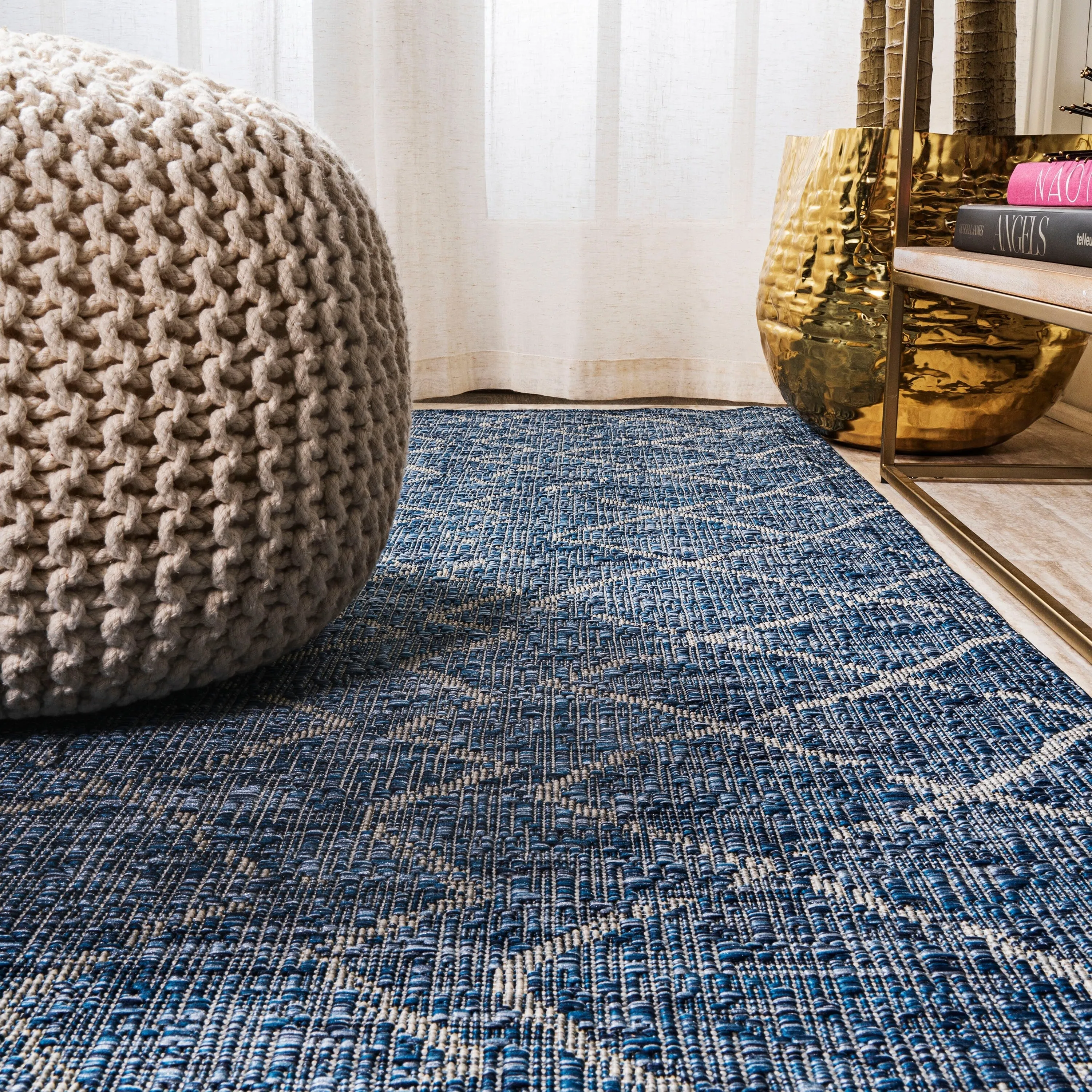 JONATHAN Y Jerash Moroccan Trellis Indoor/Outdoor Area Rug