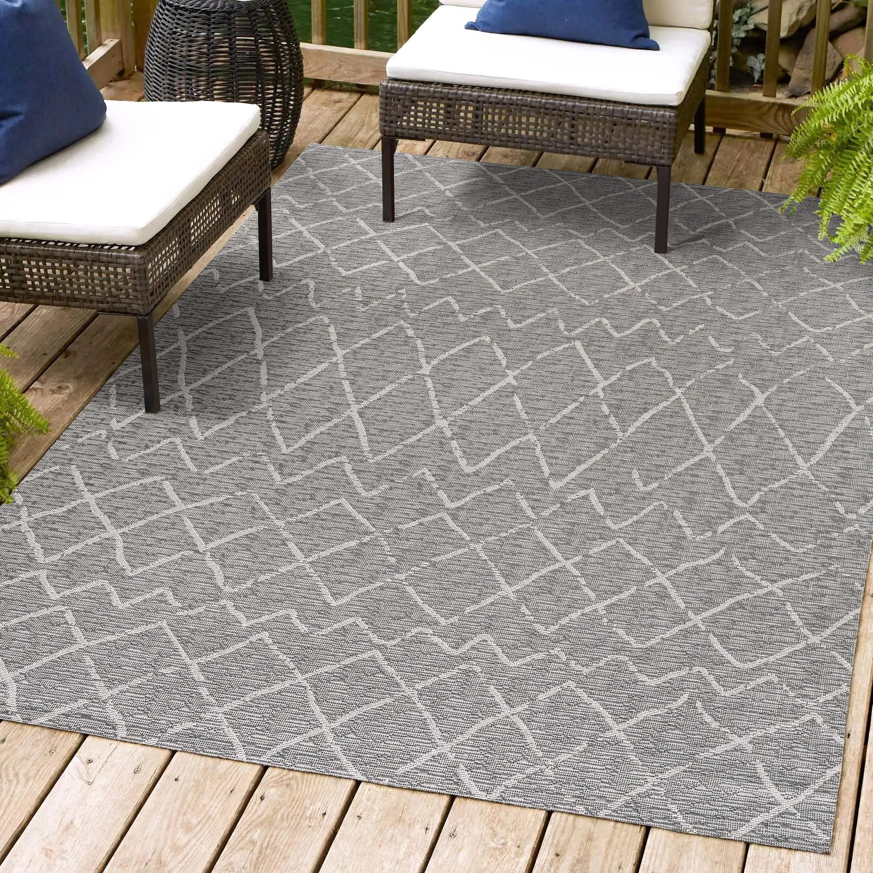 JONATHAN Y Jerash Moroccan Trellis Indoor/Outdoor Area Rug