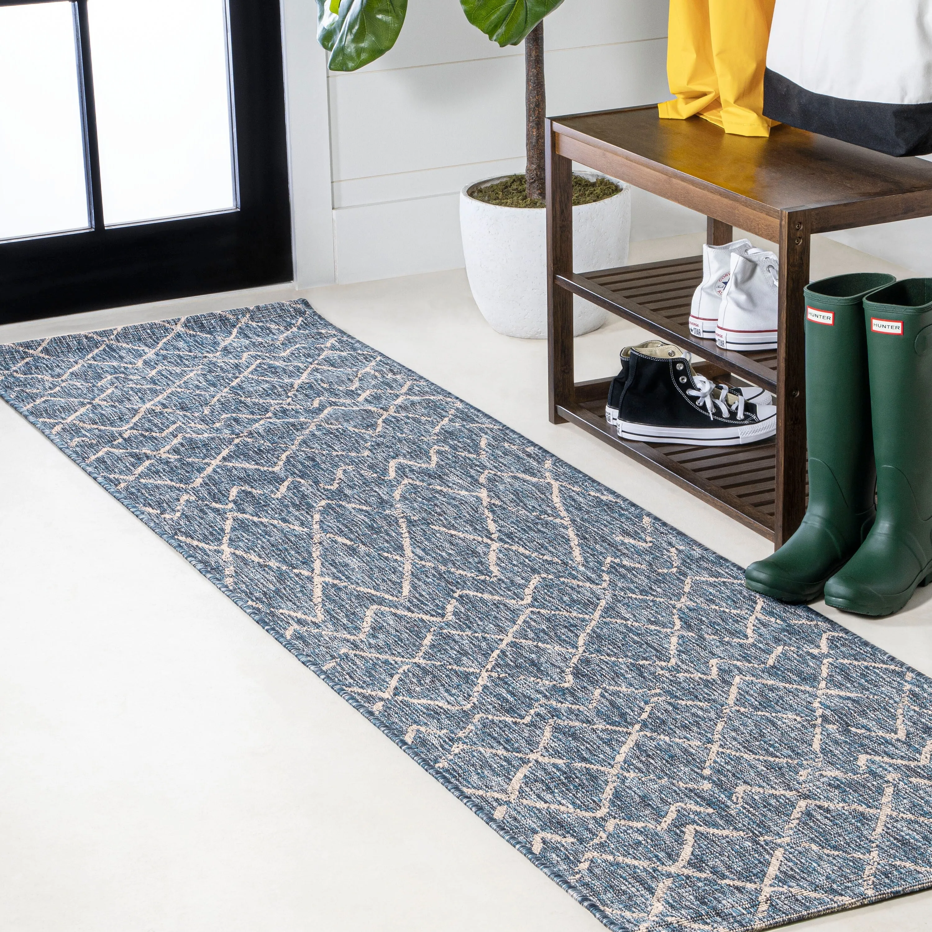 JONATHAN Y Jerash Moroccan Trellis Indoor/Outdoor Area Rug