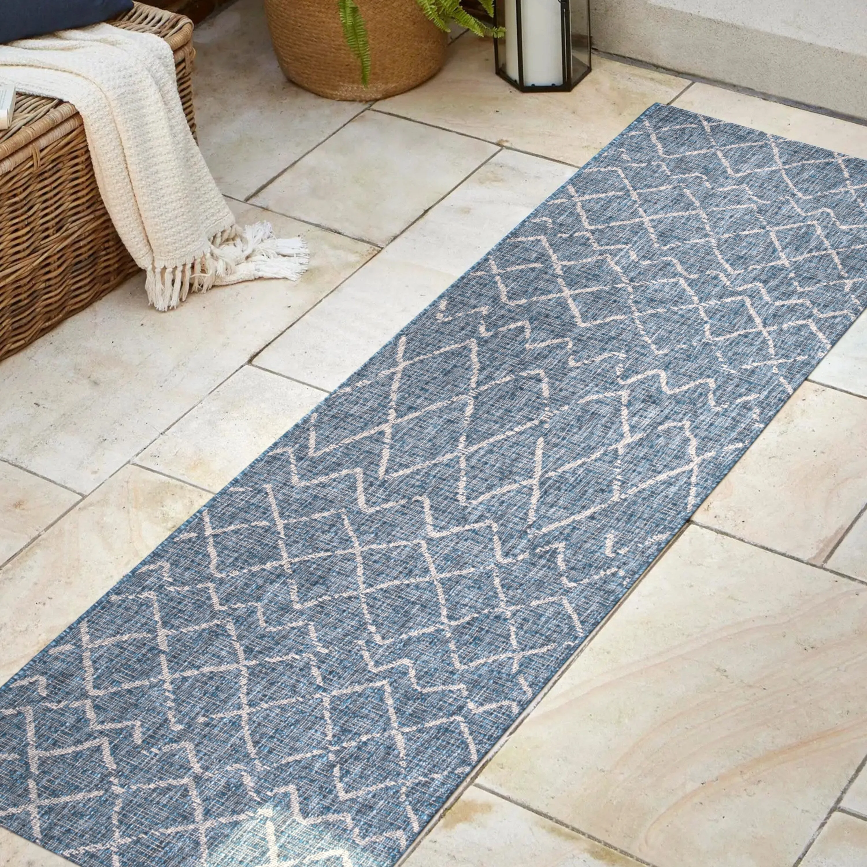 JONATHAN Y Jerash Moroccan Trellis Indoor/Outdoor Area Rug