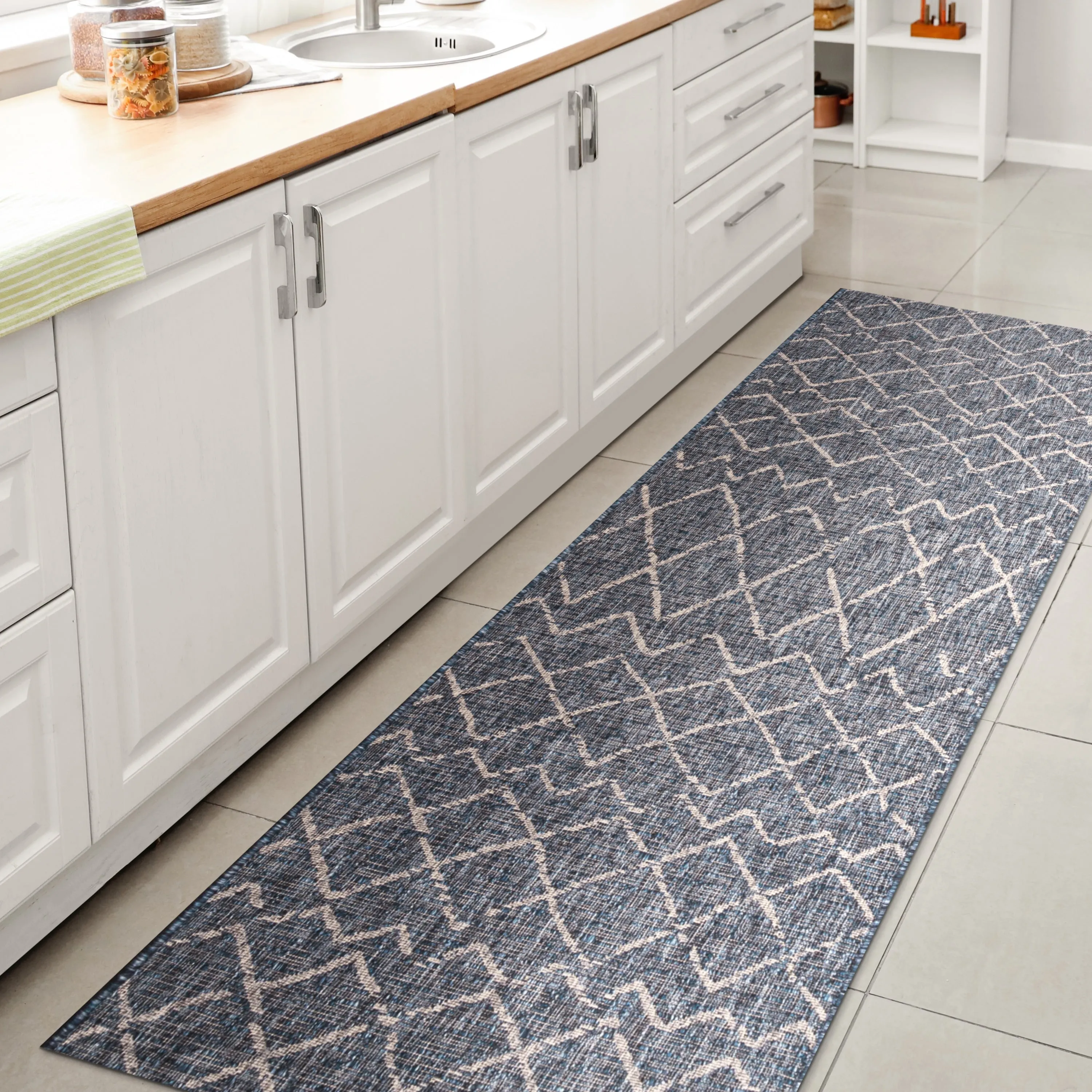 JONATHAN Y Jerash Moroccan Trellis Indoor/Outdoor Area Rug
