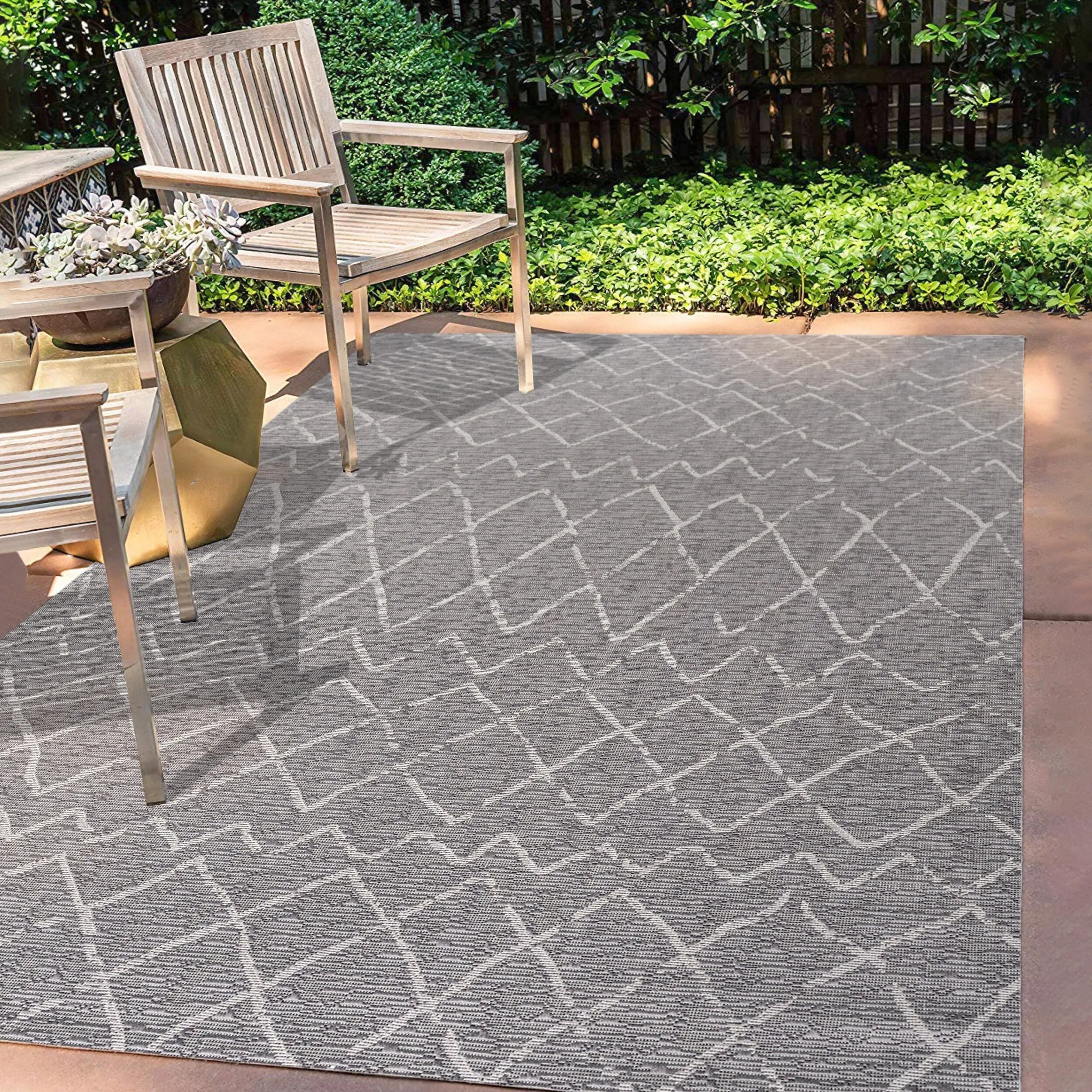 JONATHAN Y Jerash Moroccan Trellis Indoor/Outdoor Area Rug
