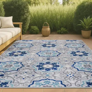 JONATHAN Y Julien Medallion Indoor/Outdoor Area Rug