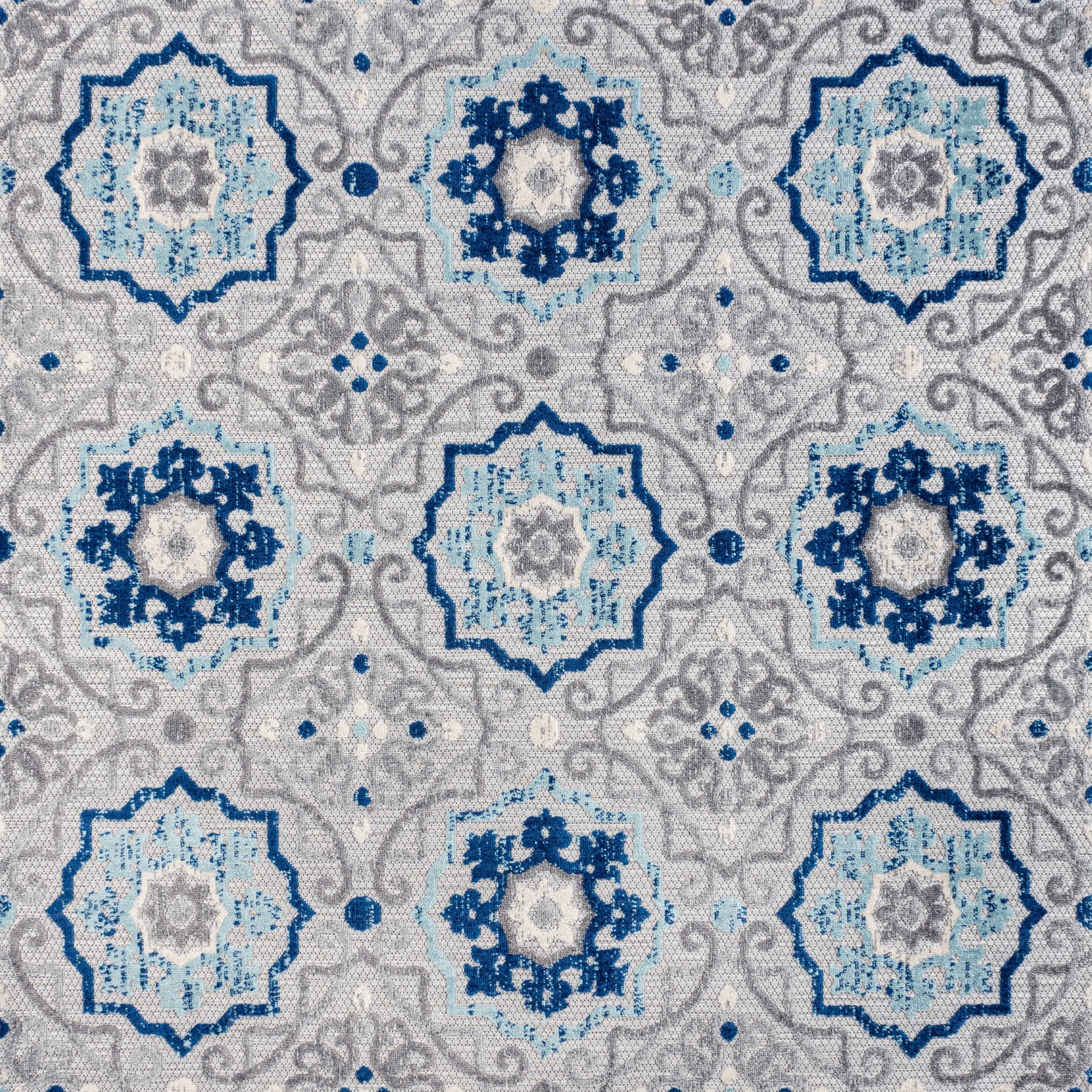 JONATHAN Y Julien Medallion Indoor/Outdoor Area Rug