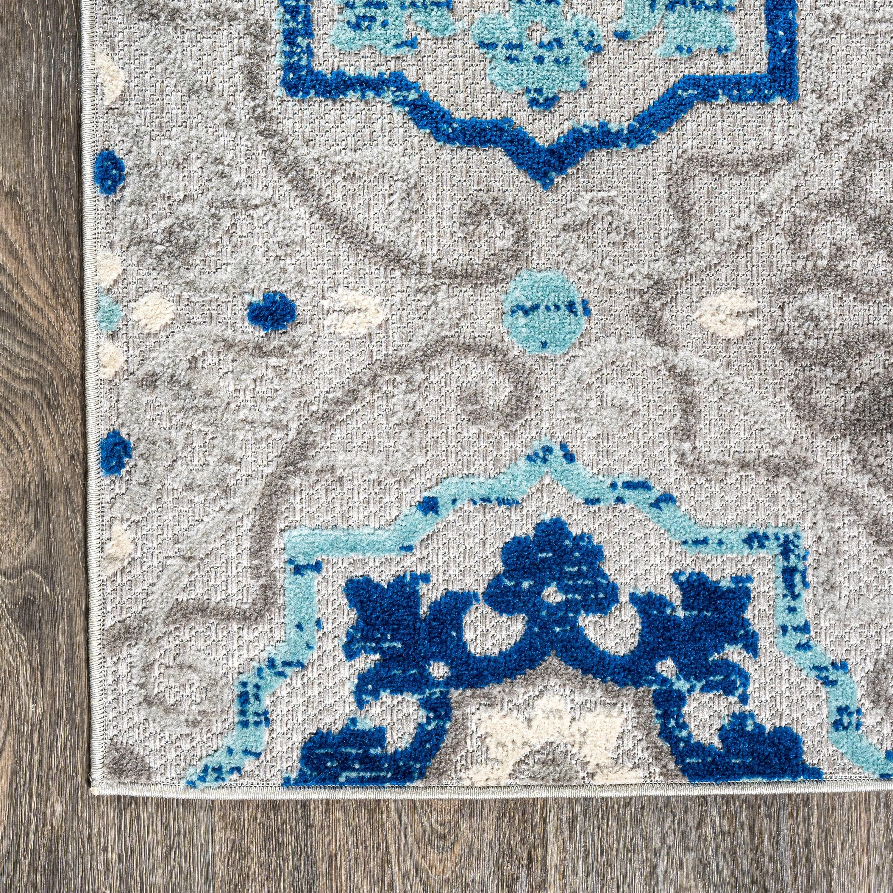 JONATHAN Y Julien Medallion Indoor/Outdoor Area Rug