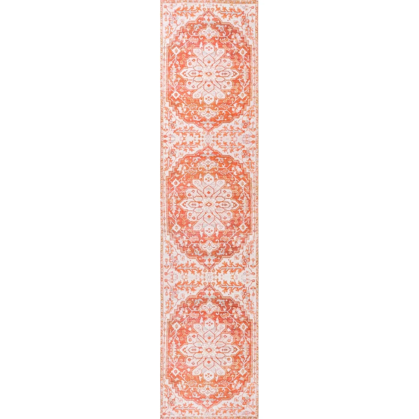 JONATHAN Y Maris Ornate Medallion Machine Washable Area Rug