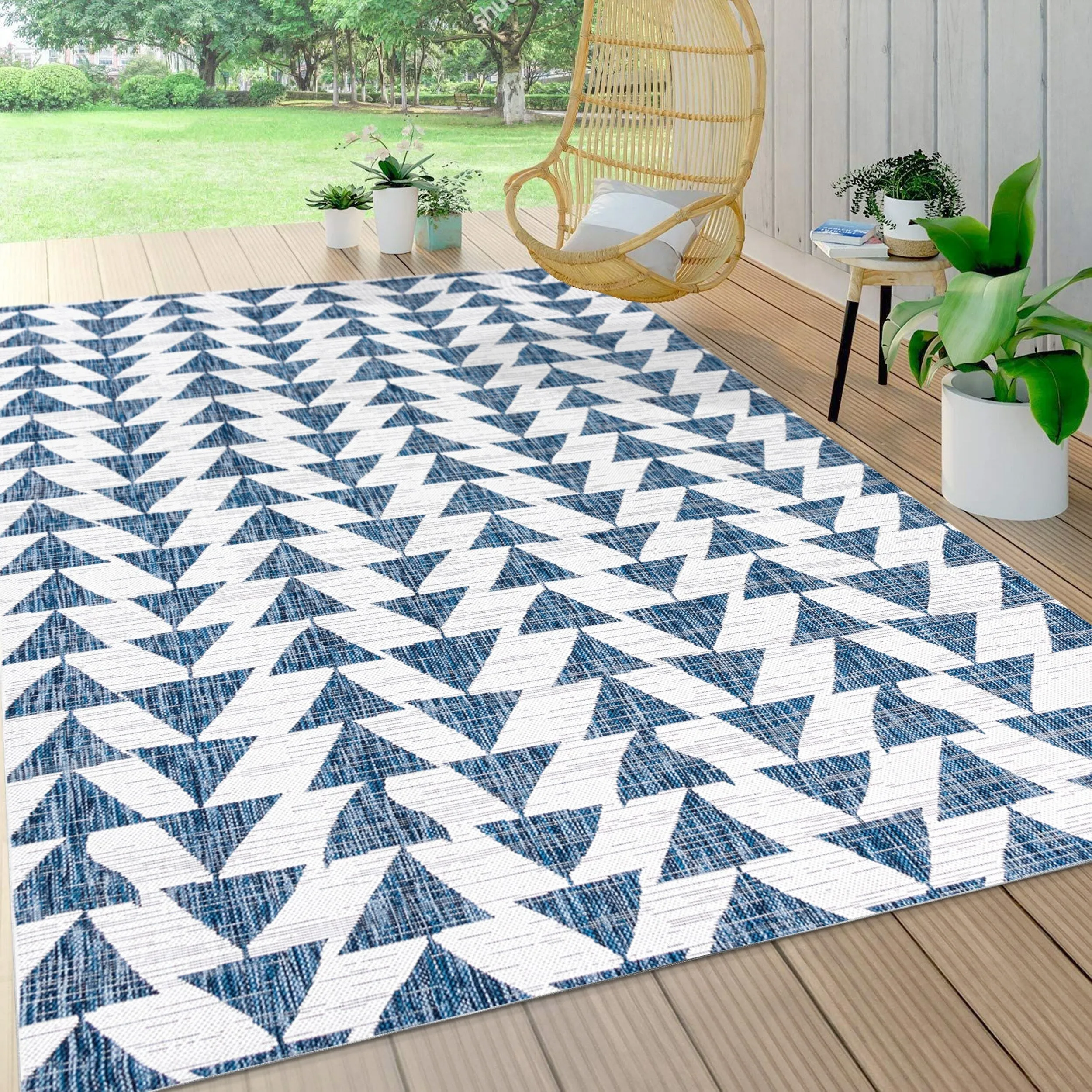 JONATHAN Y Marokko Modern Tribal Geometric Indoor/Outdoor Area Rug