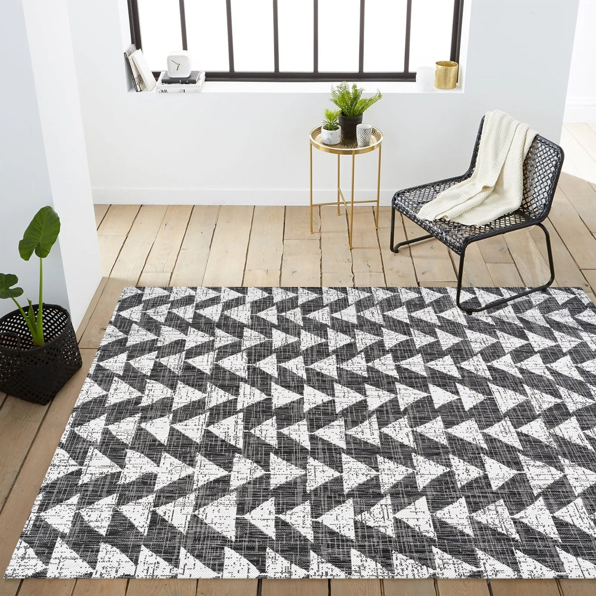 JONATHAN Y Marokko Modern Tribal Geometric Indoor/Outdoor Area Rug