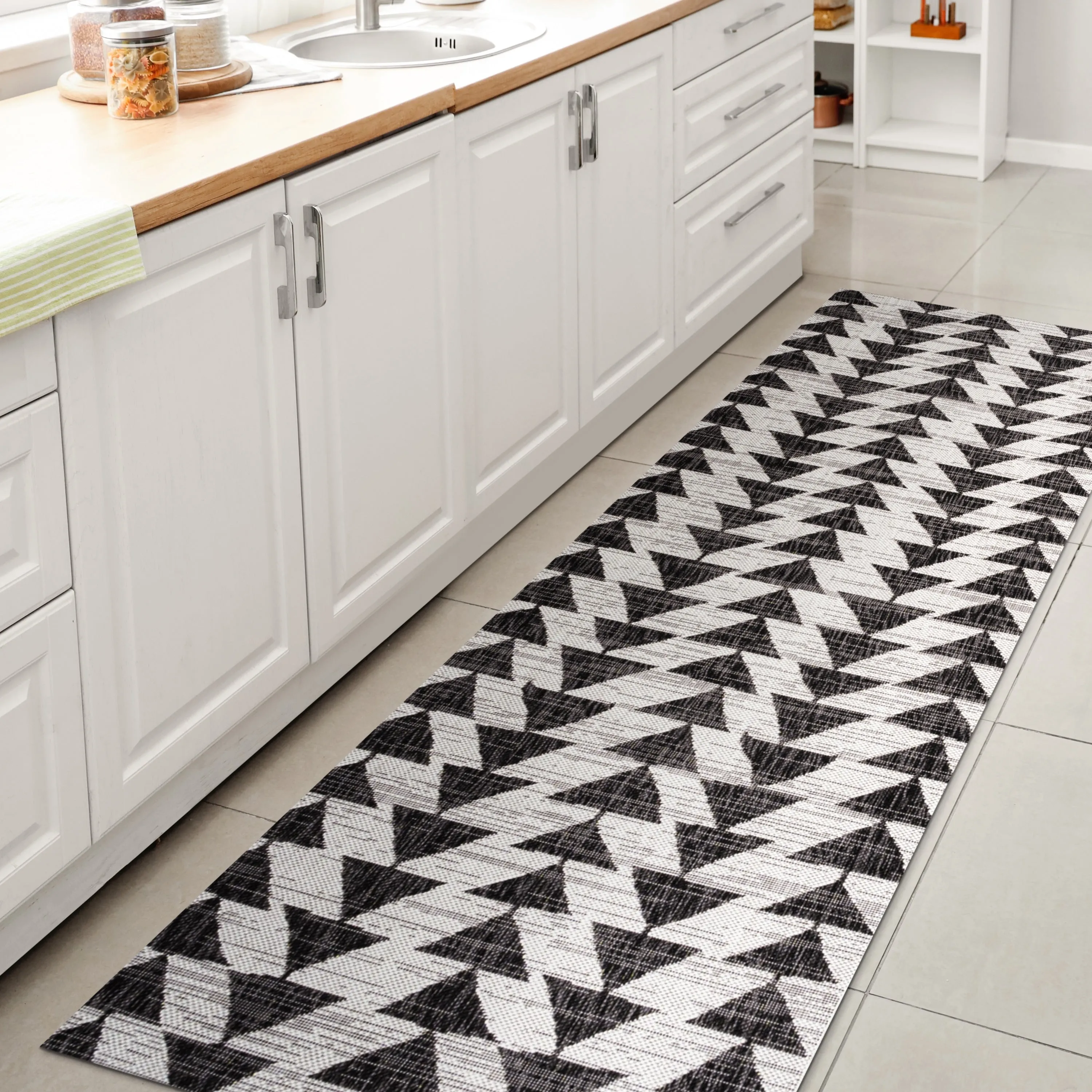 JONATHAN Y Marokko Modern Tribal Geometric Indoor/Outdoor Area Rug