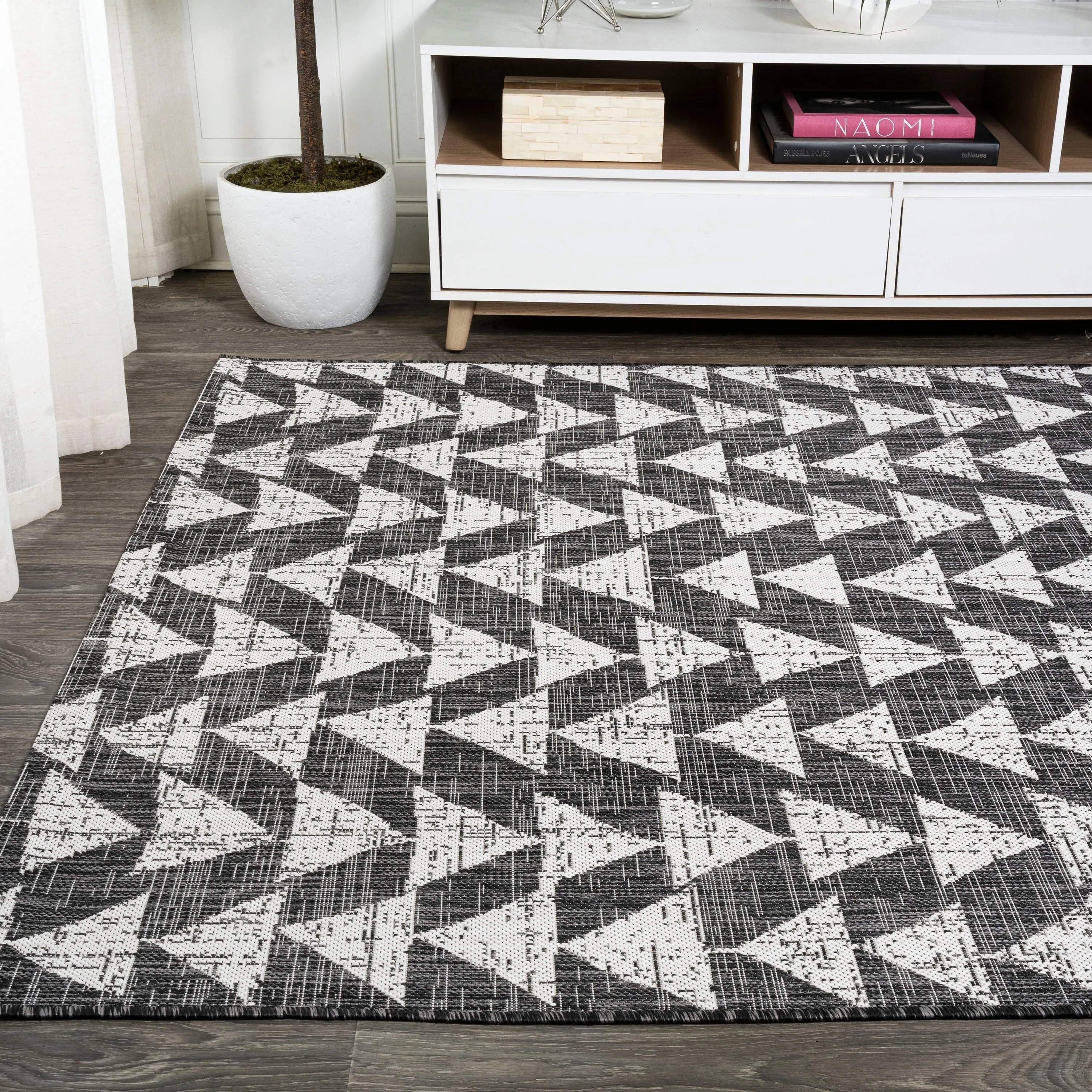 JONATHAN Y Marokko Modern Tribal Geometric Indoor/Outdoor Area Rug