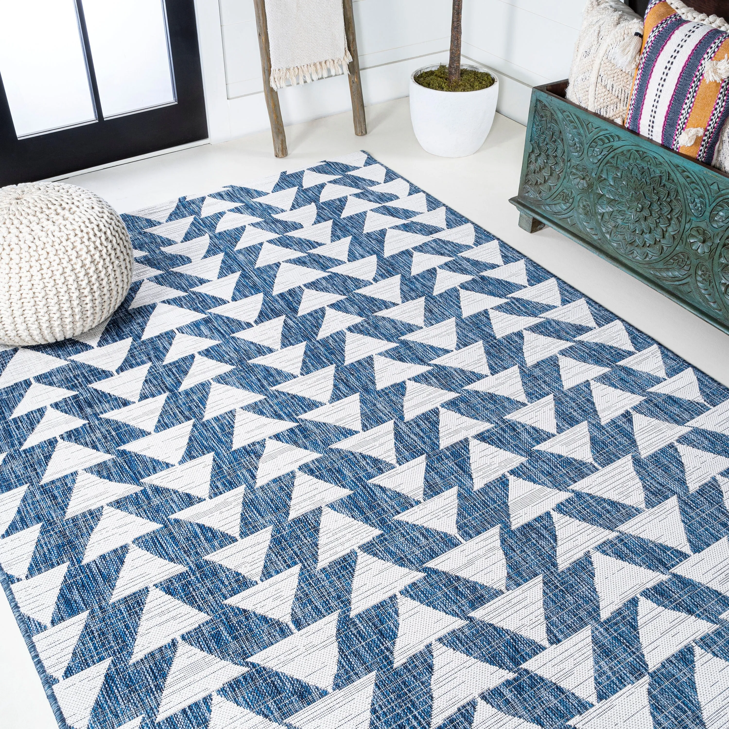 JONATHAN Y Marokko Modern Tribal Geometric Indoor/Outdoor Area Rug