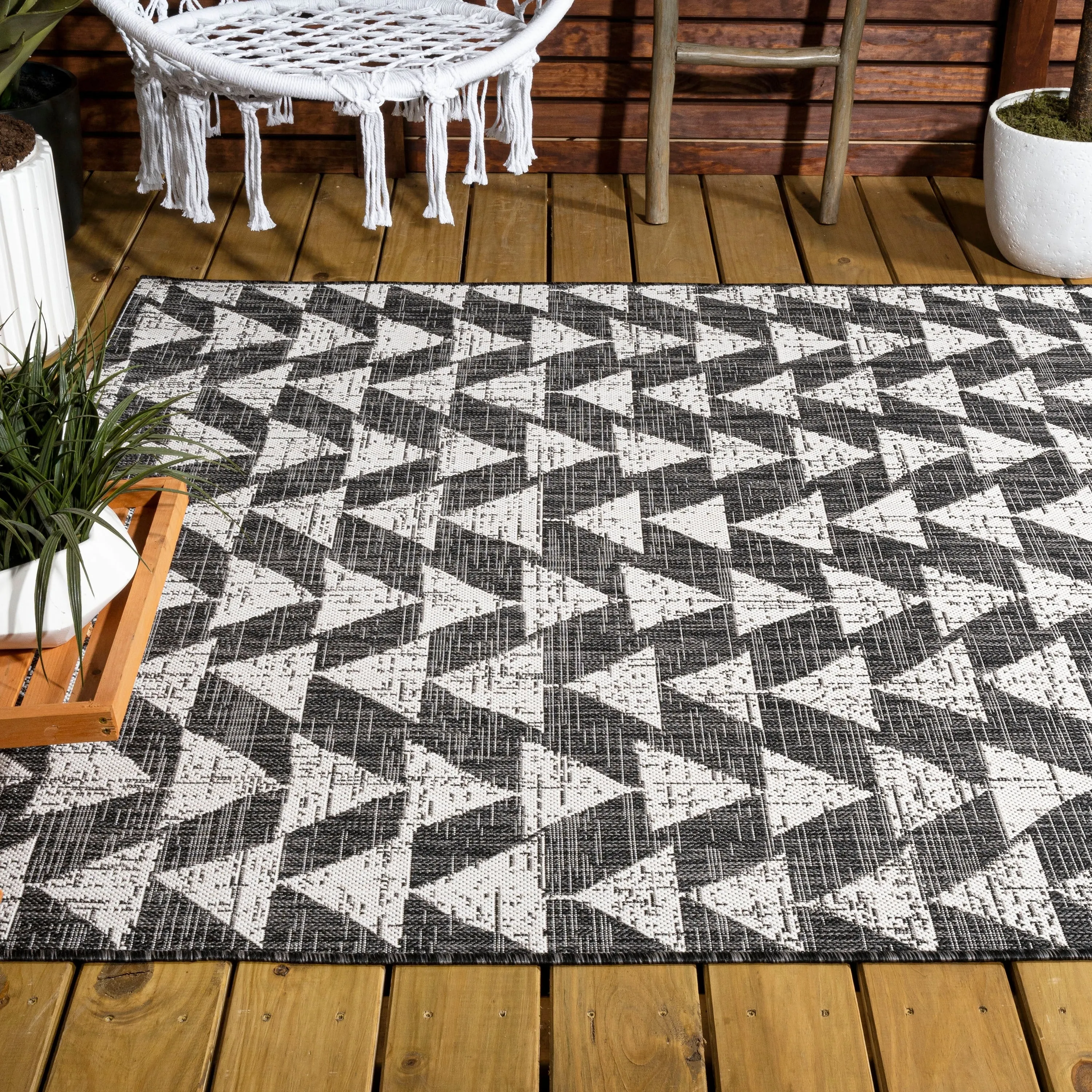JONATHAN Y Marokko Modern Tribal Geometric Indoor/Outdoor Area Rug