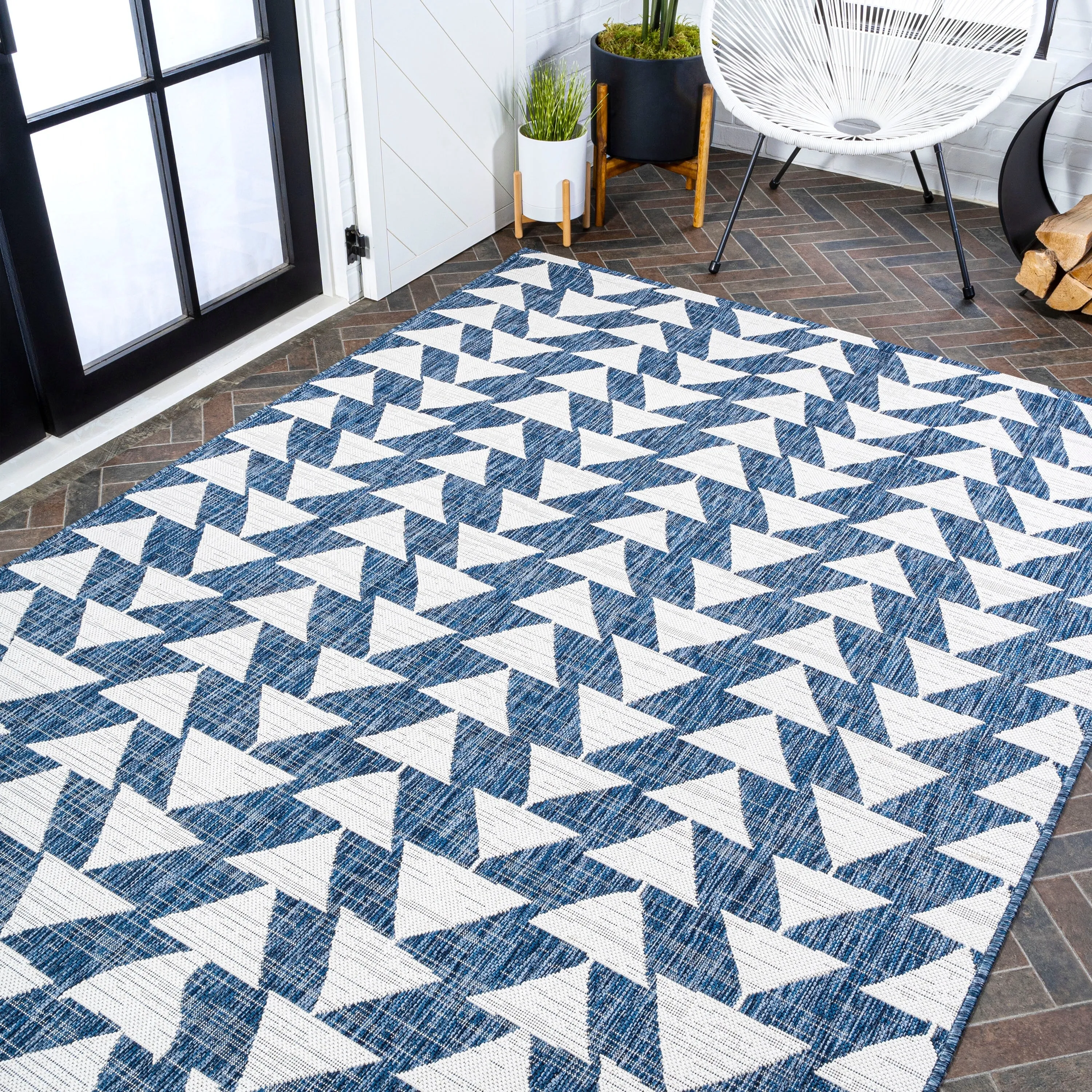 JONATHAN Y Marokko Modern Tribal Geometric Indoor/Outdoor Area Rug