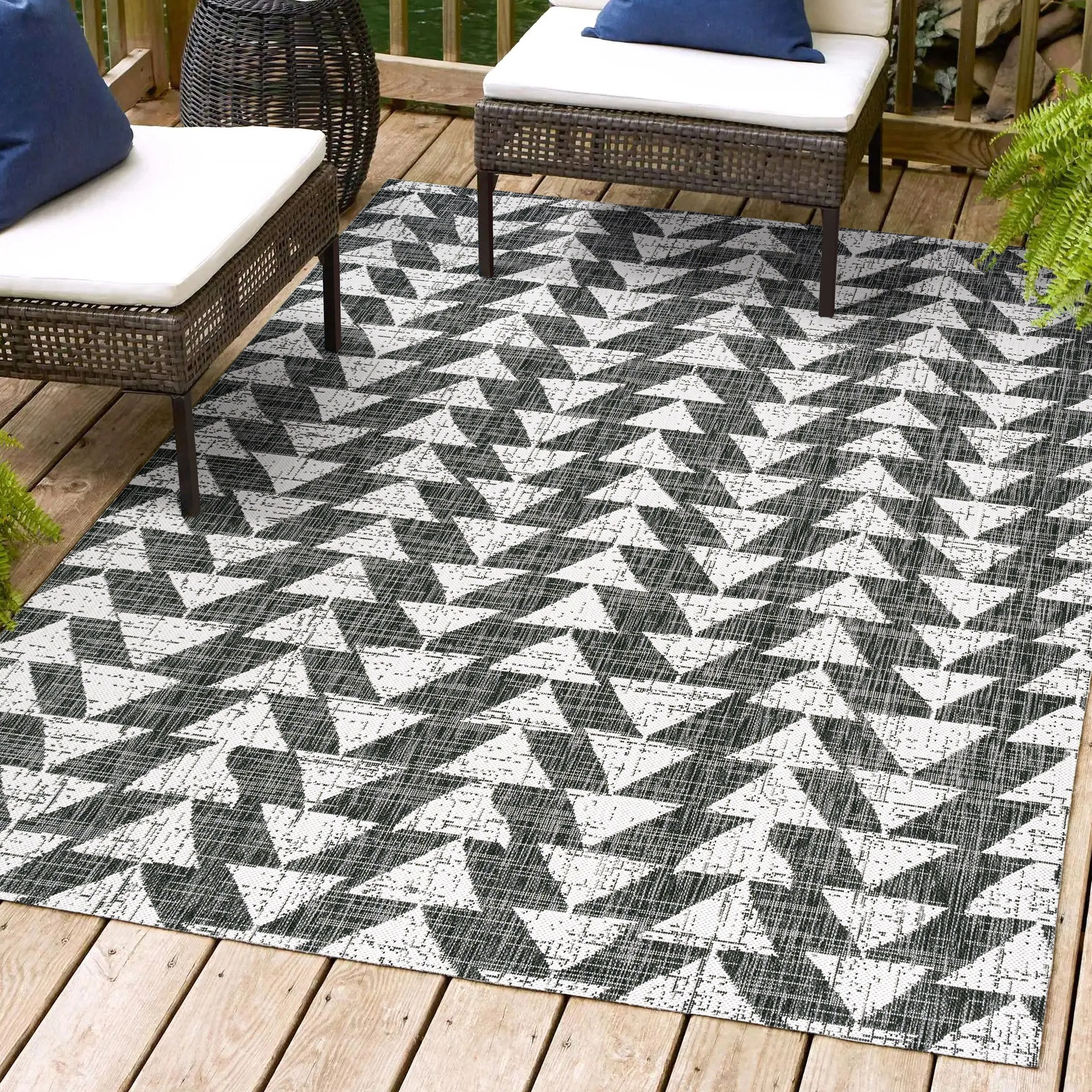 JONATHAN Y Marokko Modern Tribal Geometric Indoor/Outdoor Area Rug