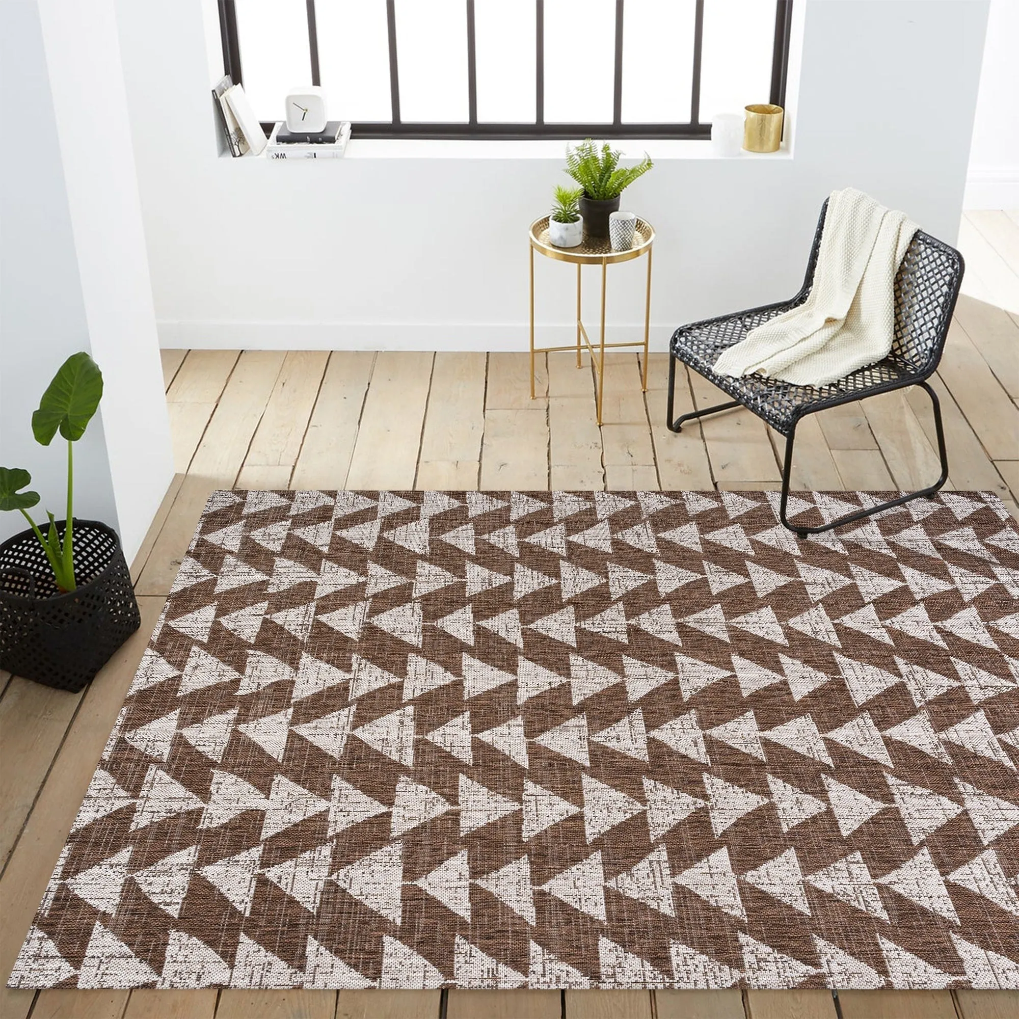 JONATHAN Y Marokko Modern Tribal Geometric Indoor/Outdoor Area Rug