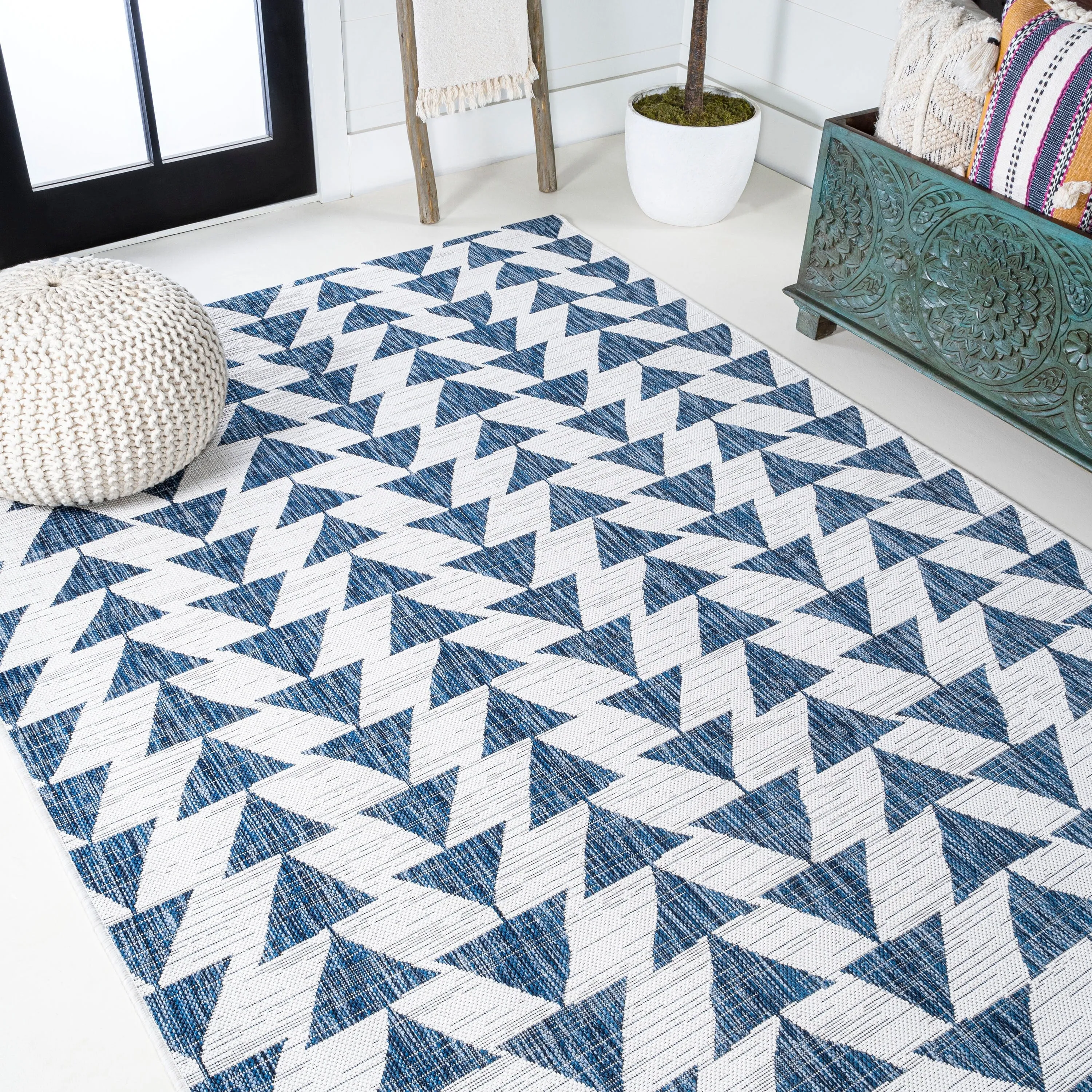 JONATHAN Y Marokko Modern Tribal Geometric Indoor/Outdoor Area Rug