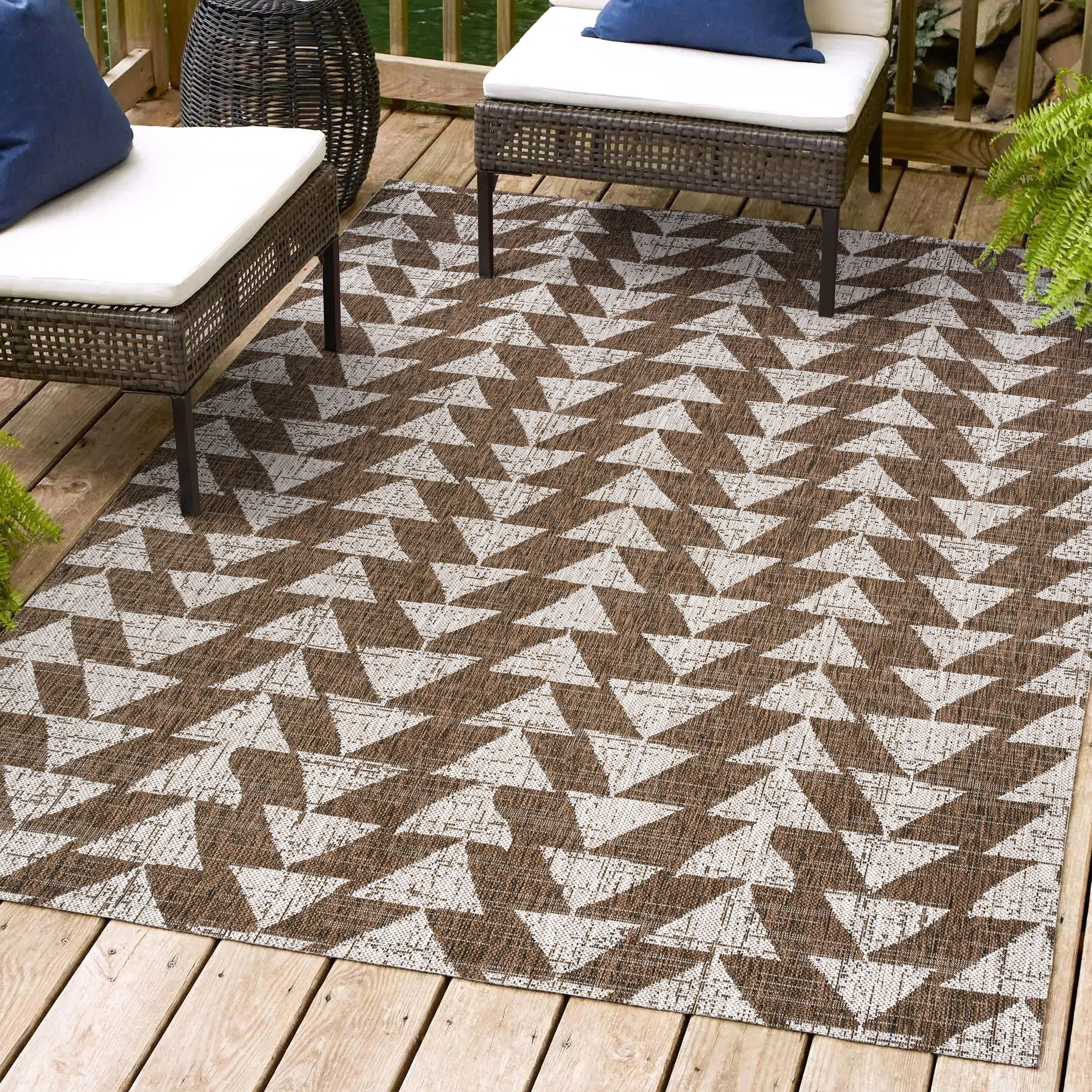 JONATHAN Y Marokko Modern Tribal Geometric Indoor/Outdoor Area Rug