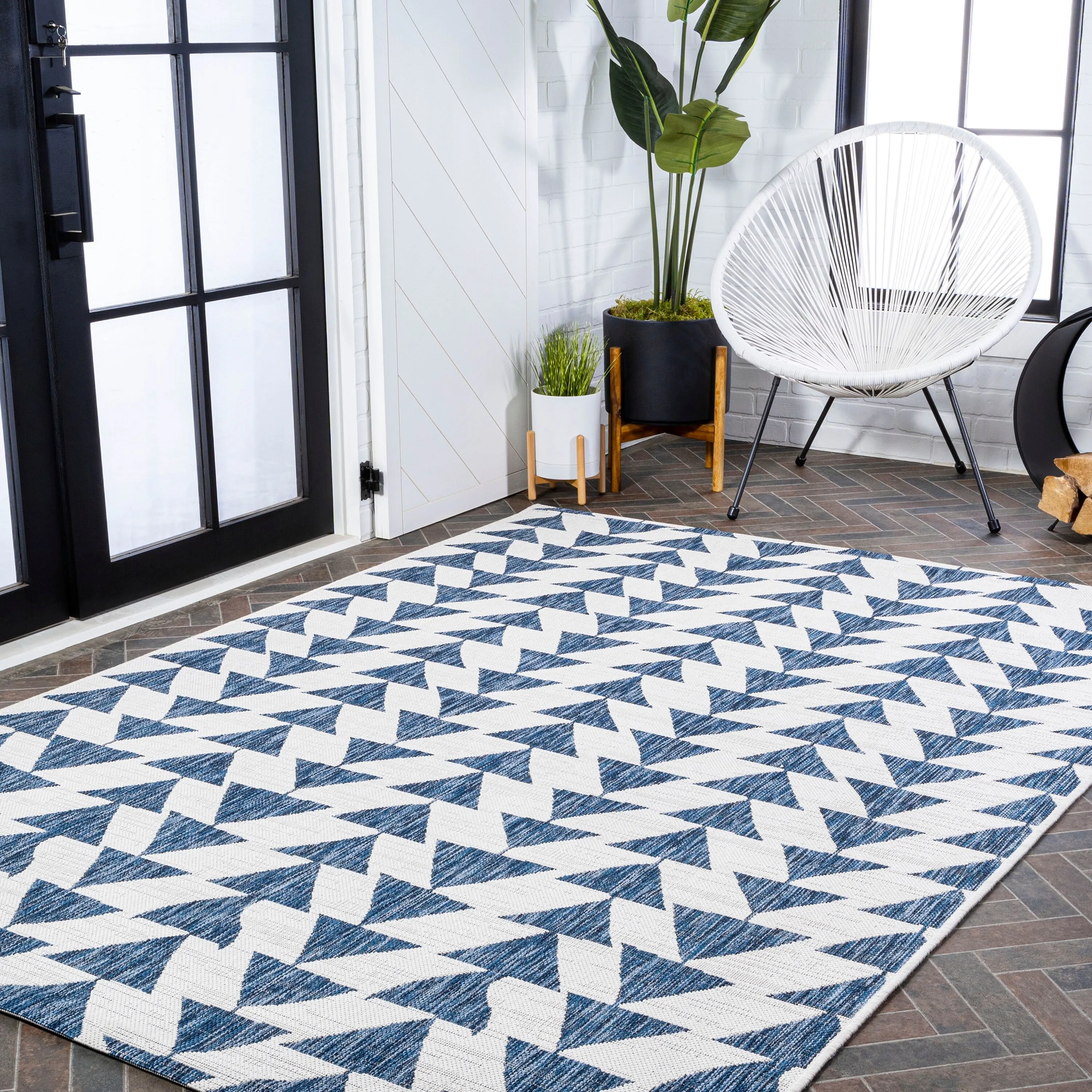 JONATHAN Y Marokko Modern Tribal Geometric Indoor/Outdoor Area Rug