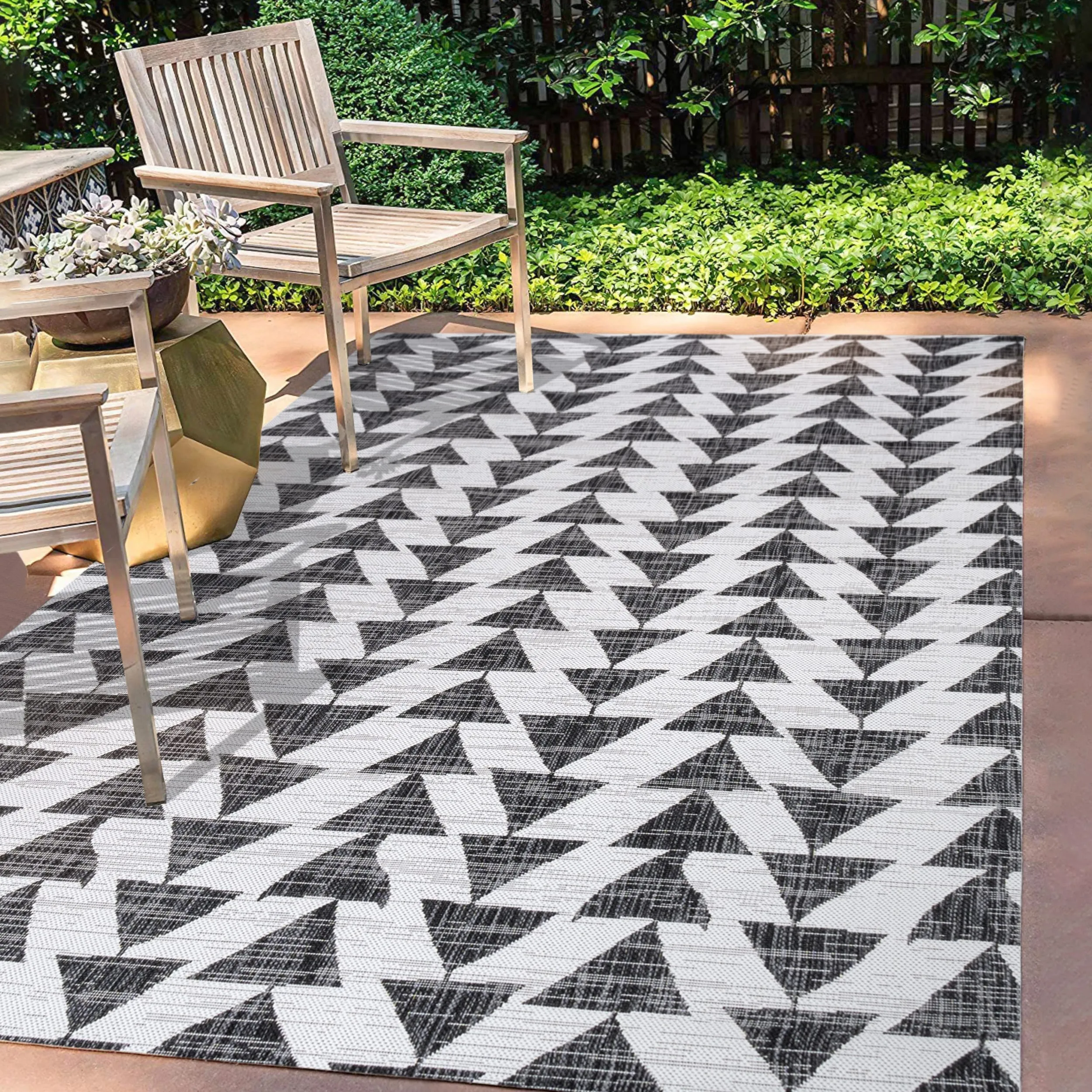 JONATHAN Y Marokko Modern Tribal Geometric Indoor/Outdoor Area Rug