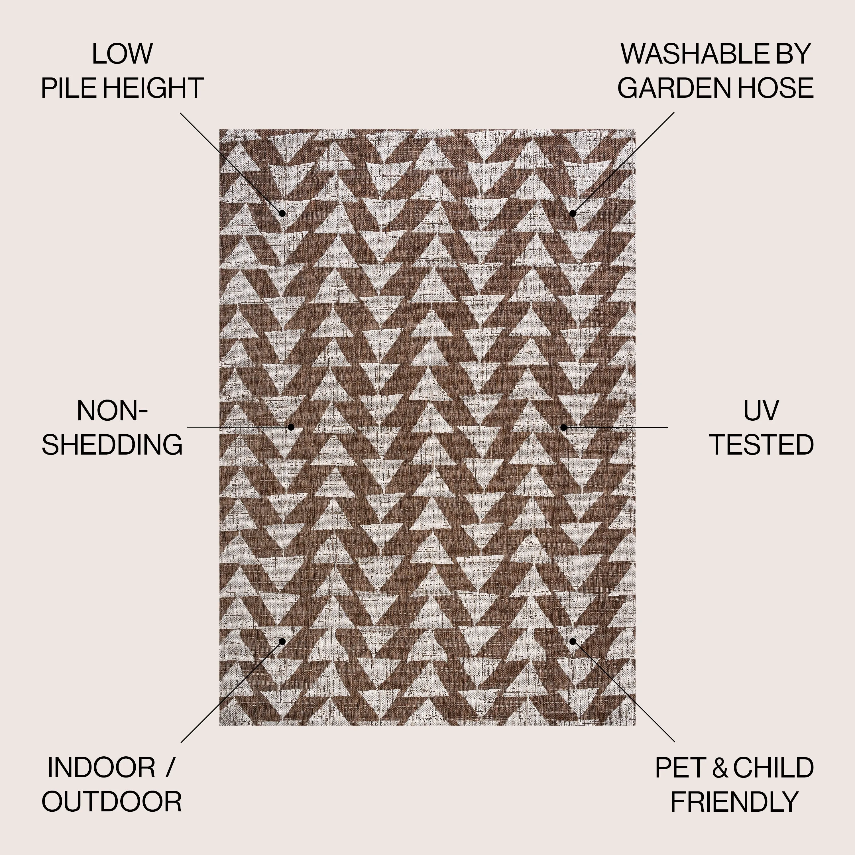JONATHAN Y Marokko Modern Tribal Geometric Indoor/Outdoor Area Rug