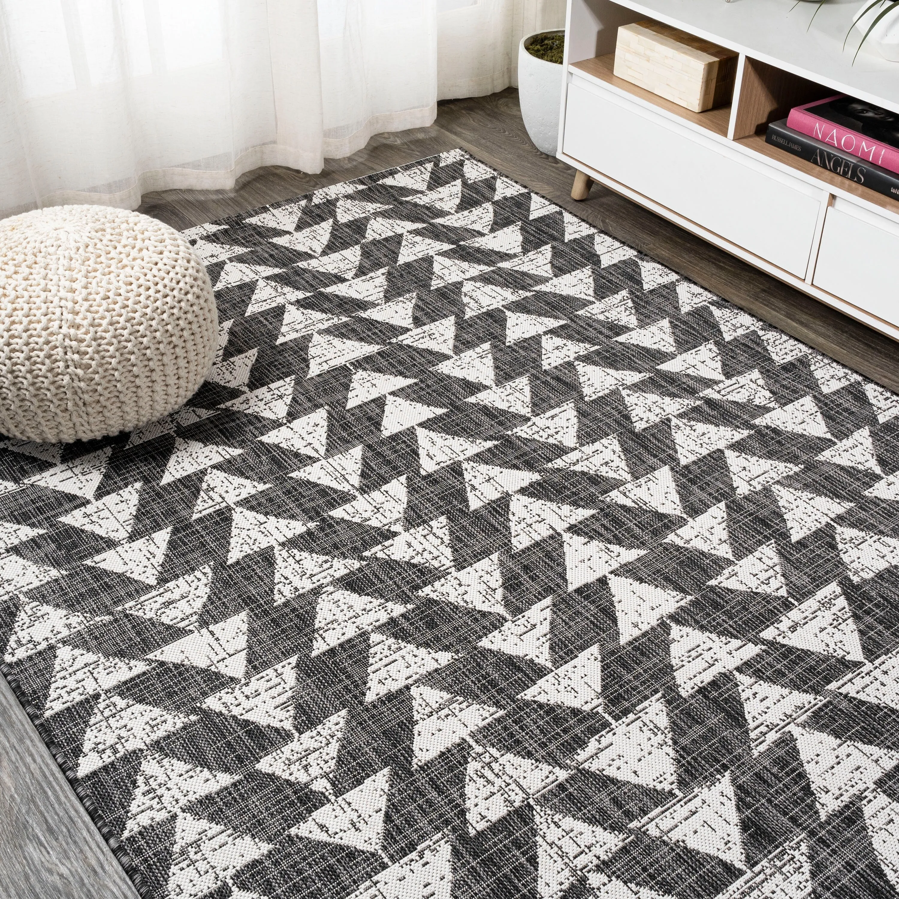 JONATHAN Y Marokko Modern Tribal Geometric Indoor/Outdoor Area Rug