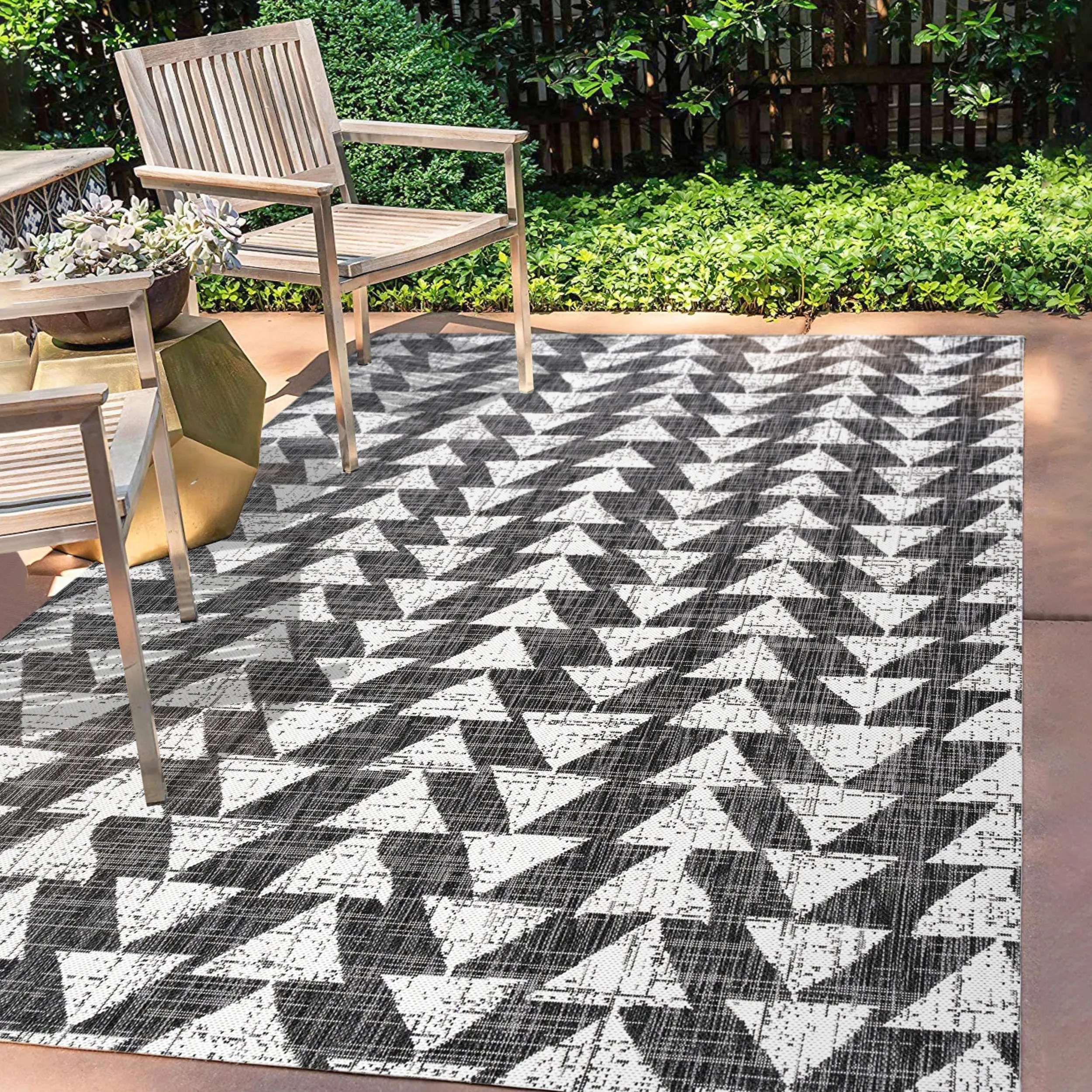 JONATHAN Y Marokko Modern Tribal Geometric Indoor/Outdoor Area Rug