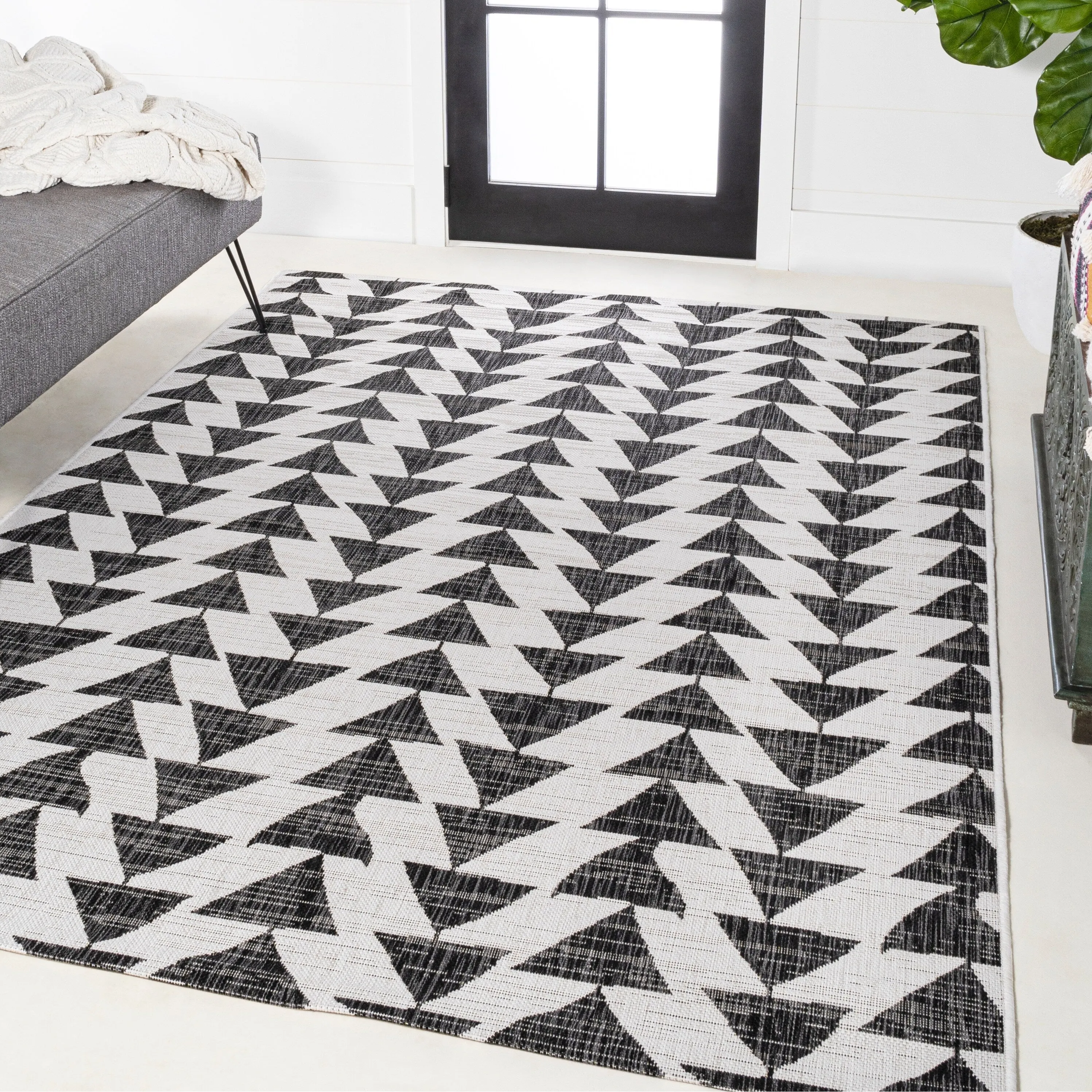 JONATHAN Y Marokko Modern Tribal Geometric Indoor/Outdoor Area Rug