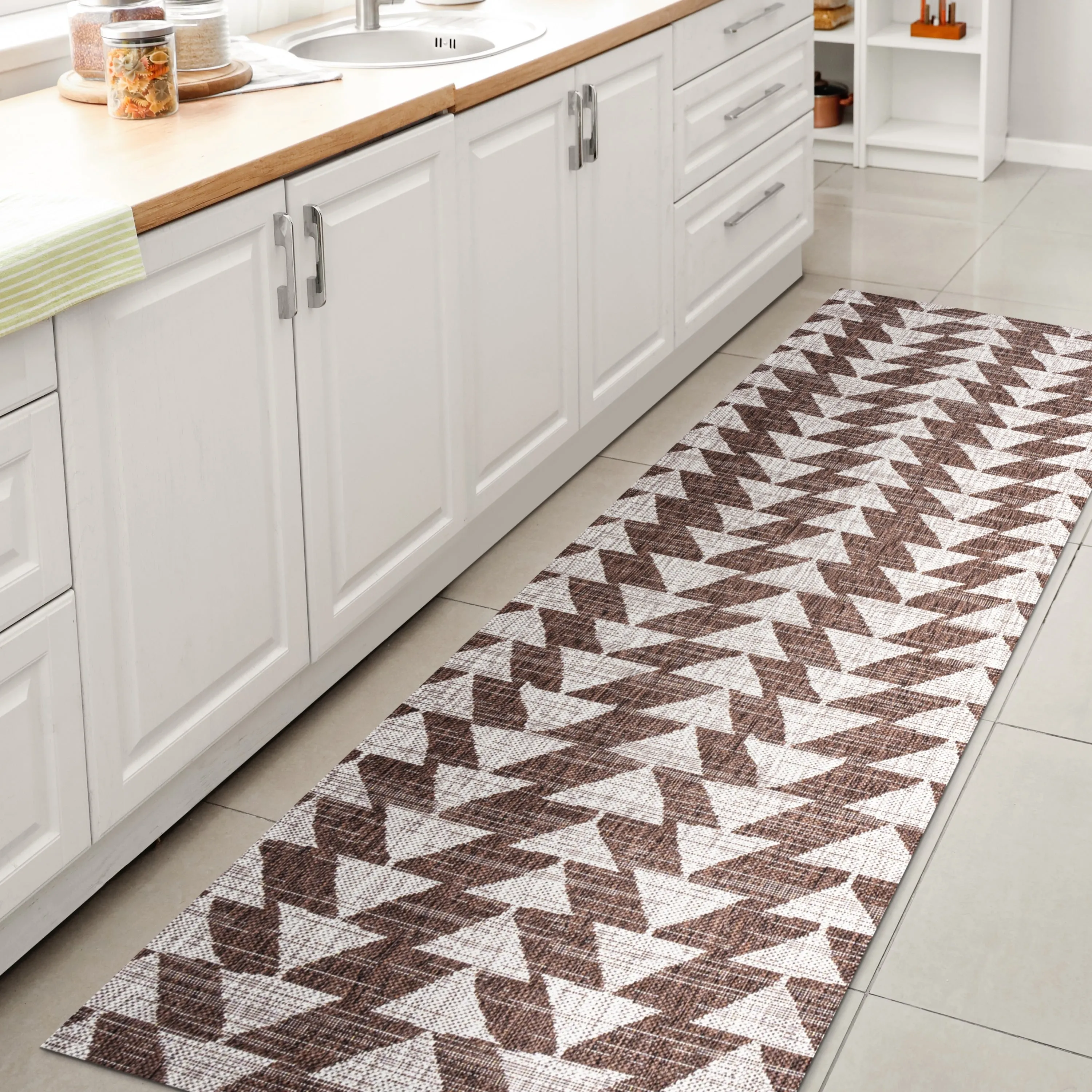 JONATHAN Y Marokko Modern Tribal Geometric Indoor/Outdoor Area Rug