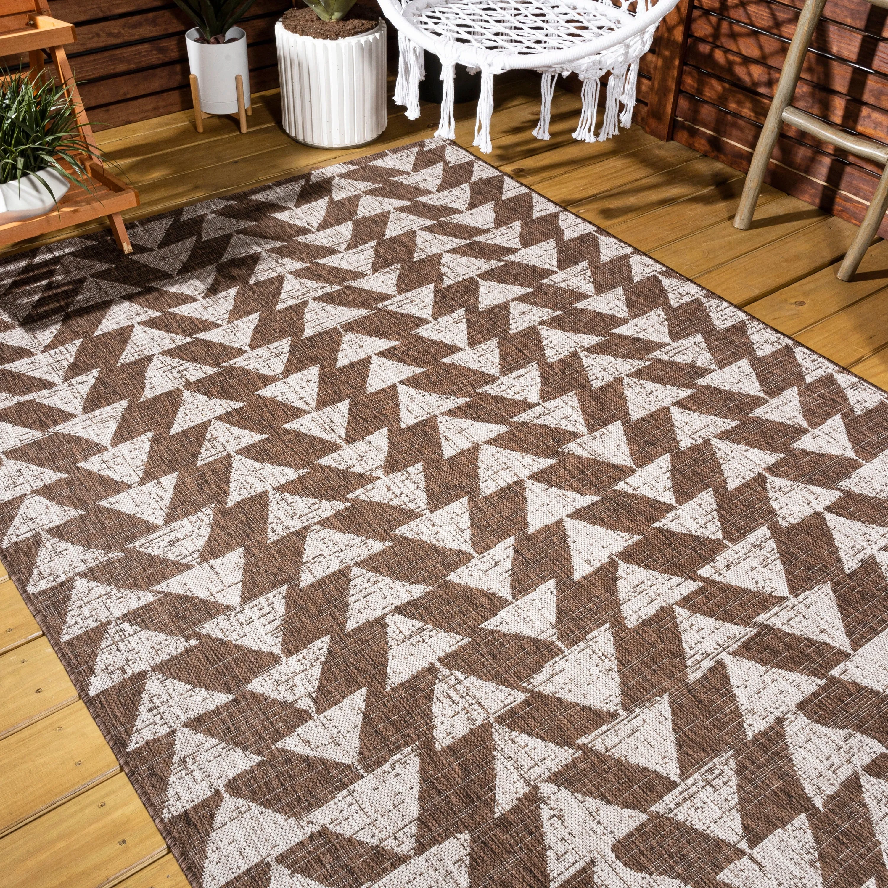 JONATHAN Y Marokko Modern Tribal Geometric Indoor/Outdoor Area Rug