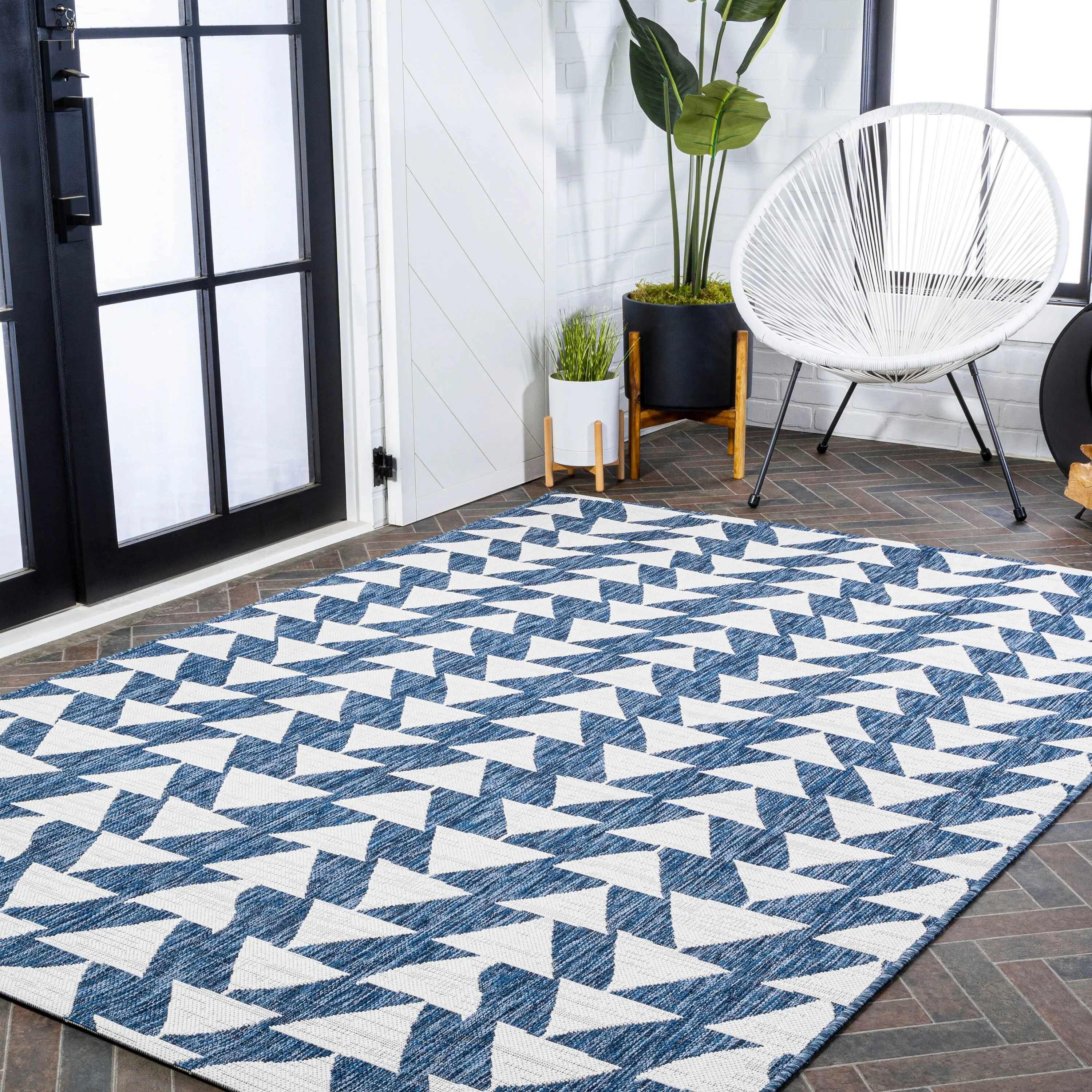 JONATHAN Y Marokko Modern Tribal Geometric Indoor/Outdoor Area Rug