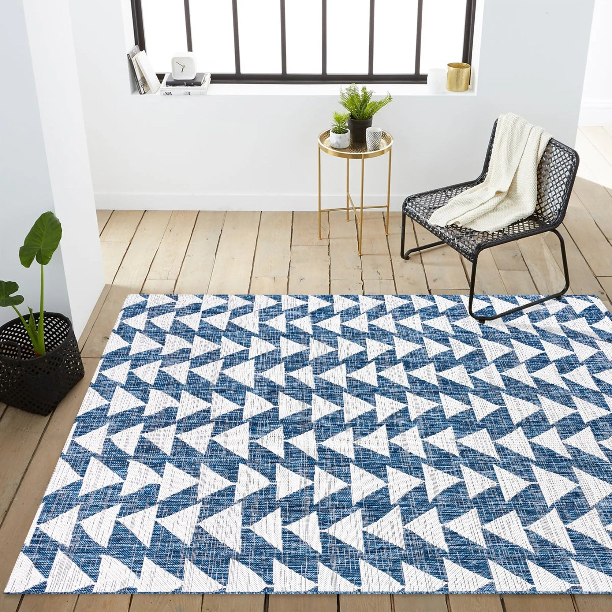 JONATHAN Y Marokko Modern Tribal Geometric Indoor/Outdoor Area Rug