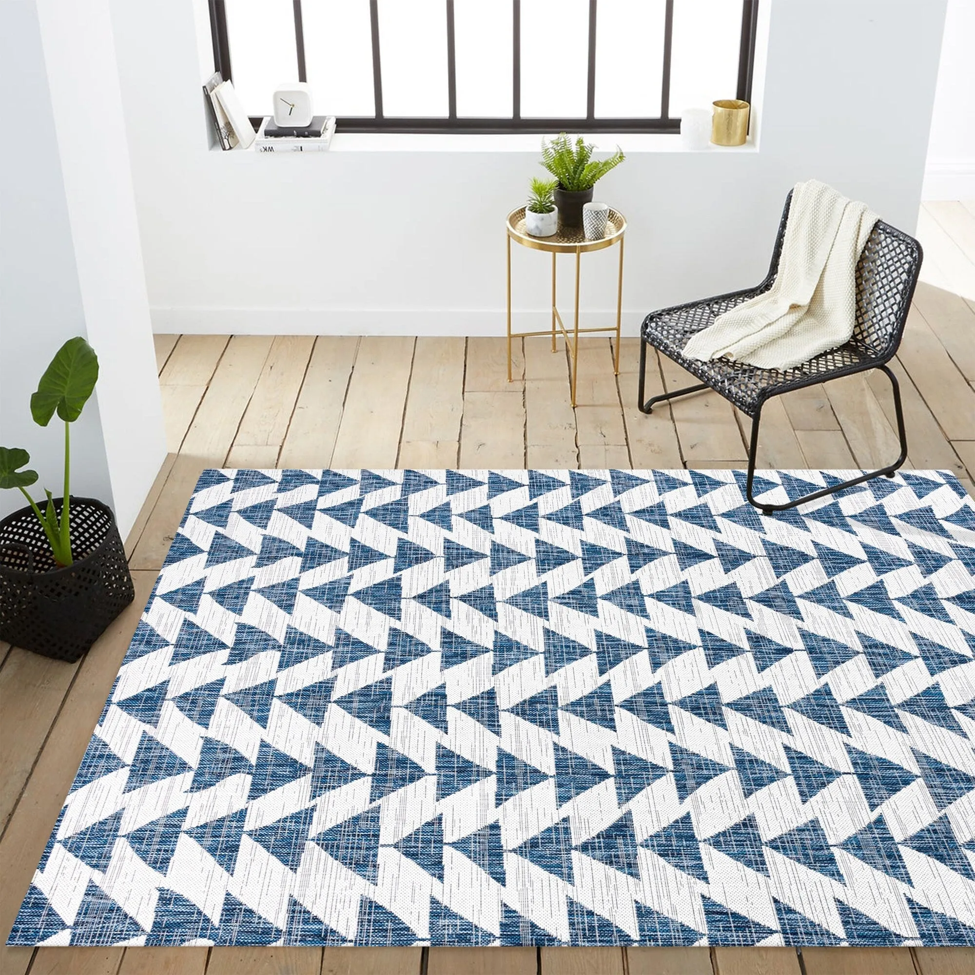 JONATHAN Y Marokko Modern Tribal Geometric Indoor/Outdoor Area Rug
