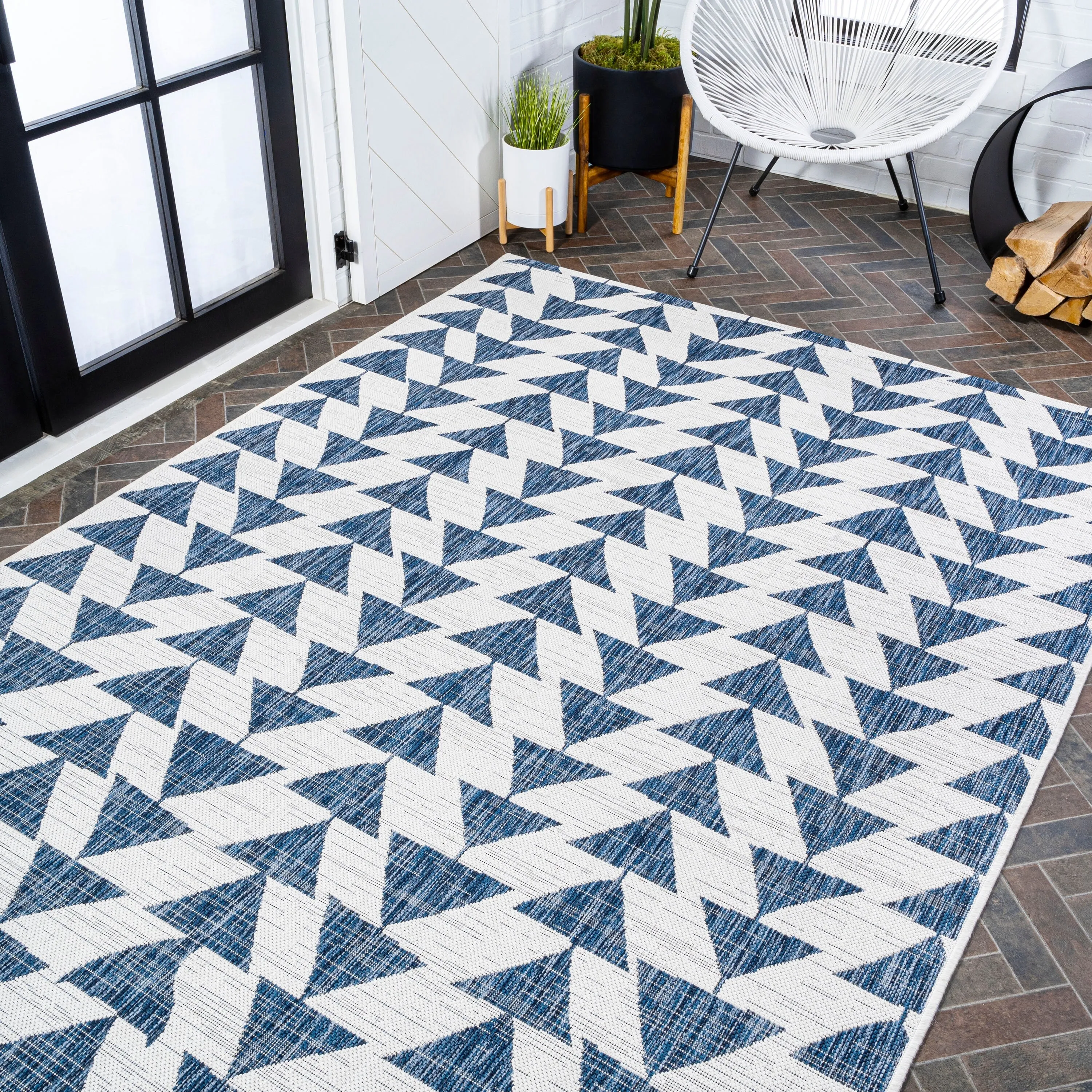 JONATHAN Y Marokko Modern Tribal Geometric Indoor/Outdoor Area Rug