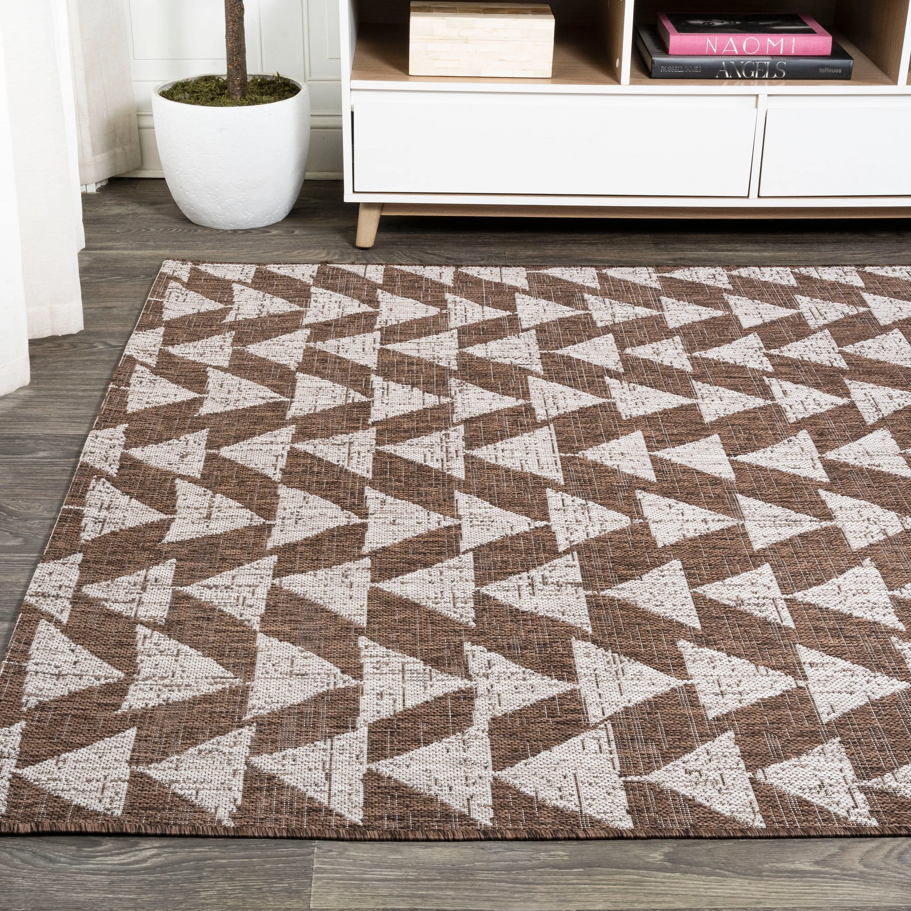 JONATHAN Y Marokko Modern Tribal Geometric Indoor/Outdoor Area Rug