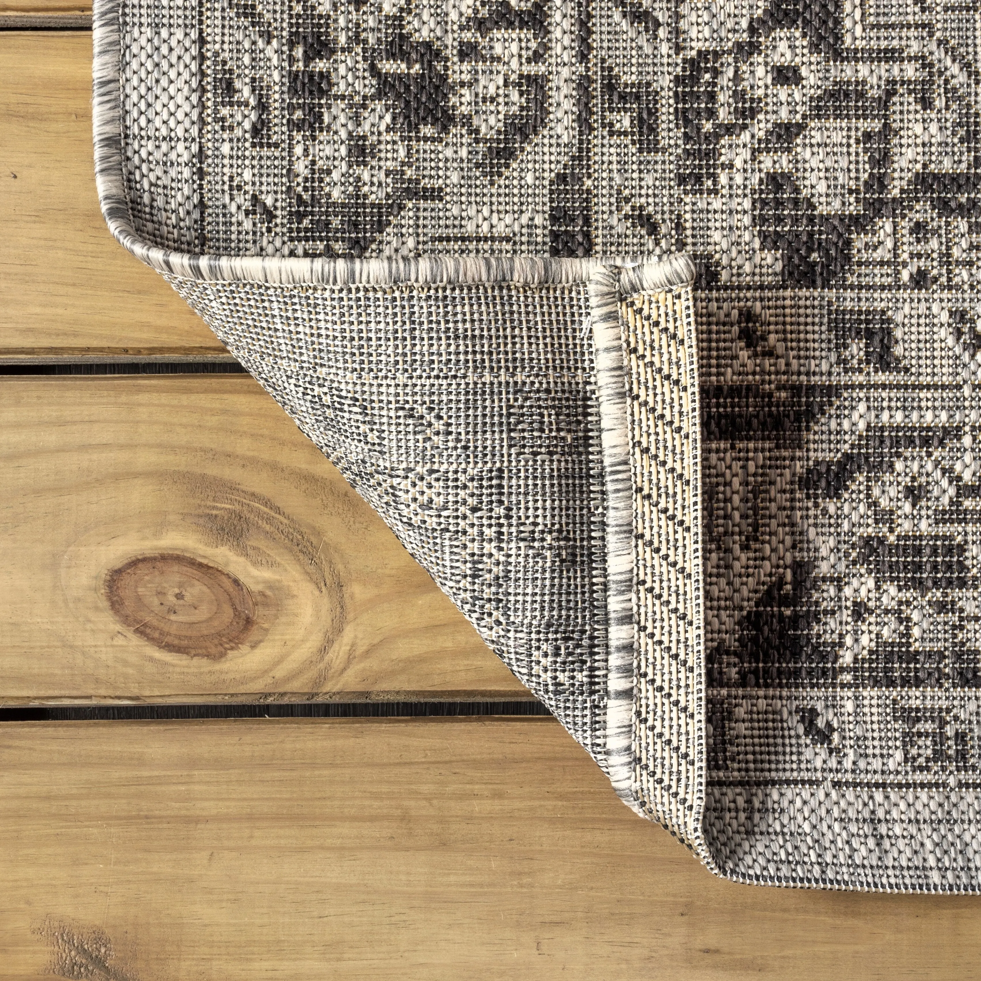 JONATHAN Y Palazzo Boho Medallion Textured Weave Indoor/Outdoor Area Rug