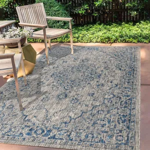 JONATHAN Y Palazzo Boho Medallion Textured Weave Indoor/Outdoor Area Rug