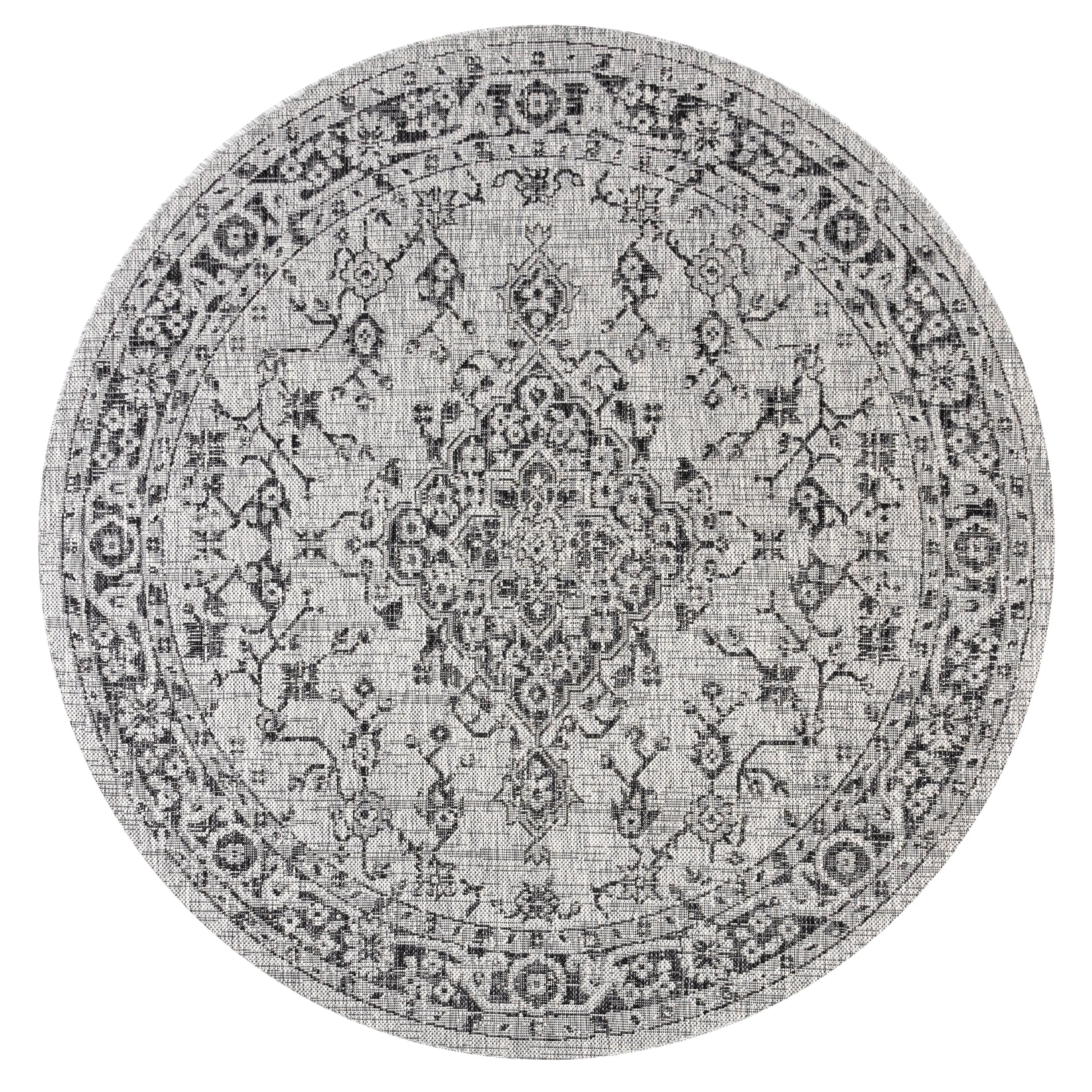 JONATHAN Y Palazzo Boho Medallion Textured Weave Indoor/Outdoor Area Rug
