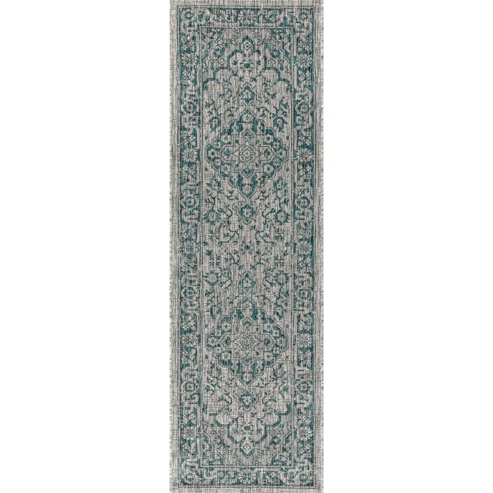 JONATHAN Y Palazzo Boho Medallion Textured Weave Indoor/Outdoor Area Rug