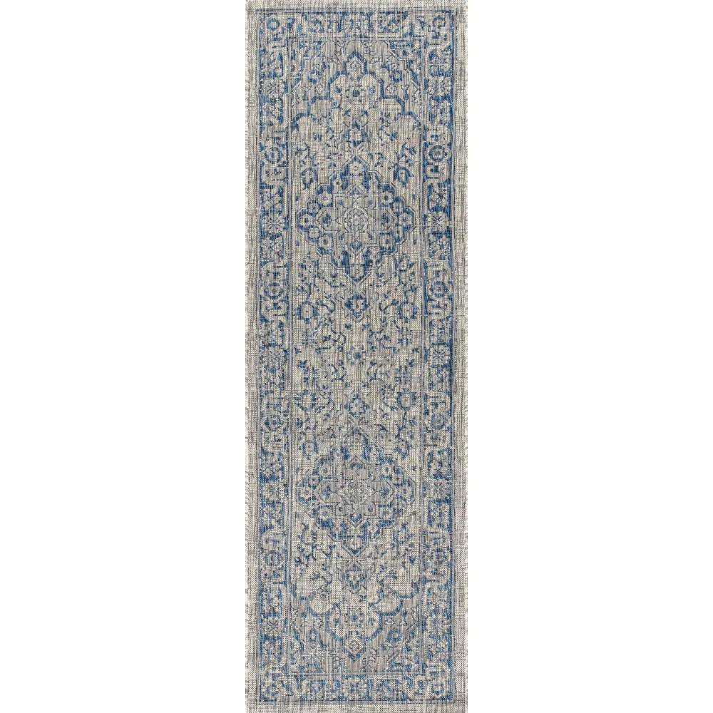 JONATHAN Y Palazzo Boho Medallion Textured Weave Indoor/Outdoor Area Rug