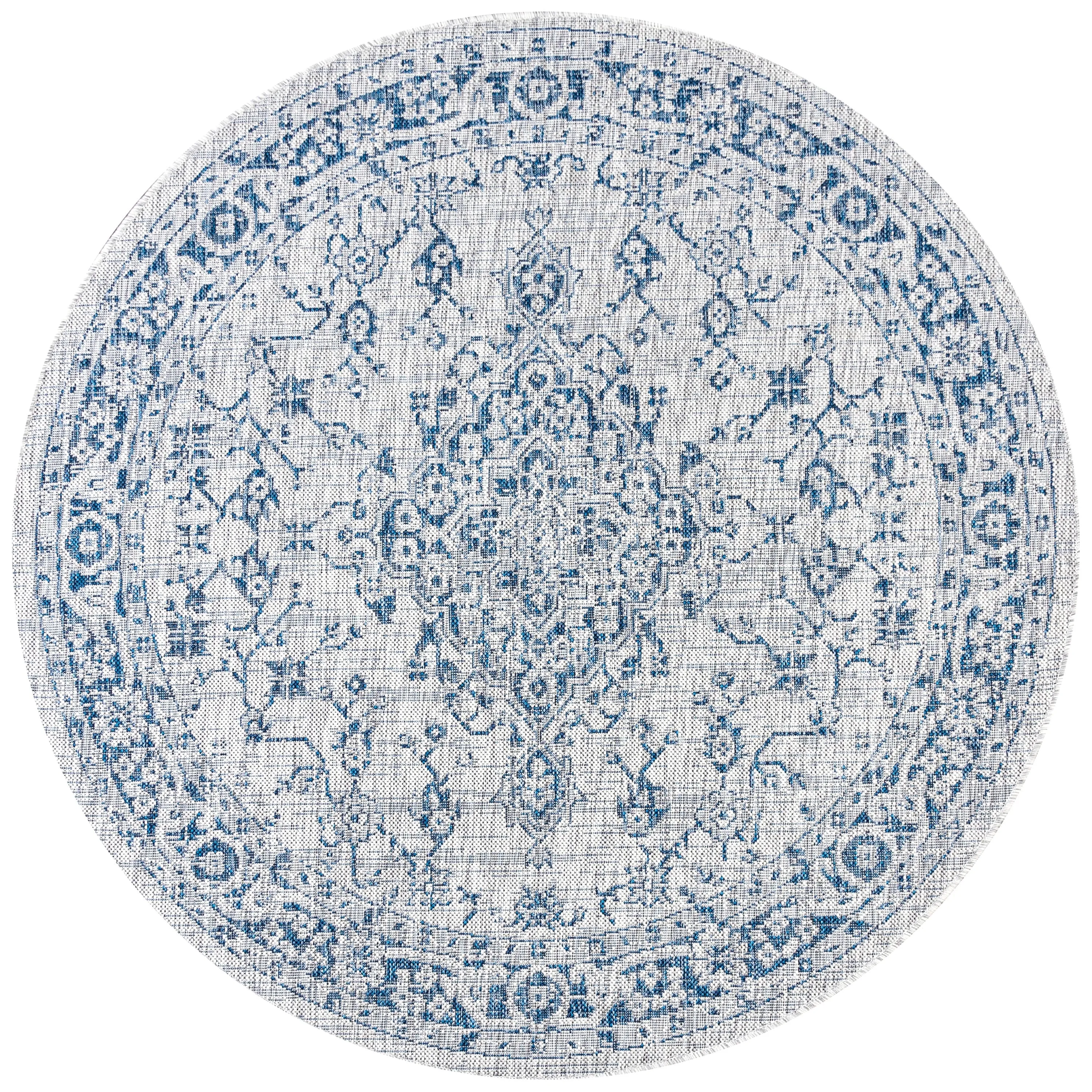 JONATHAN Y Palazzo Boho Medallion Textured Weave Indoor/Outdoor Area Rug