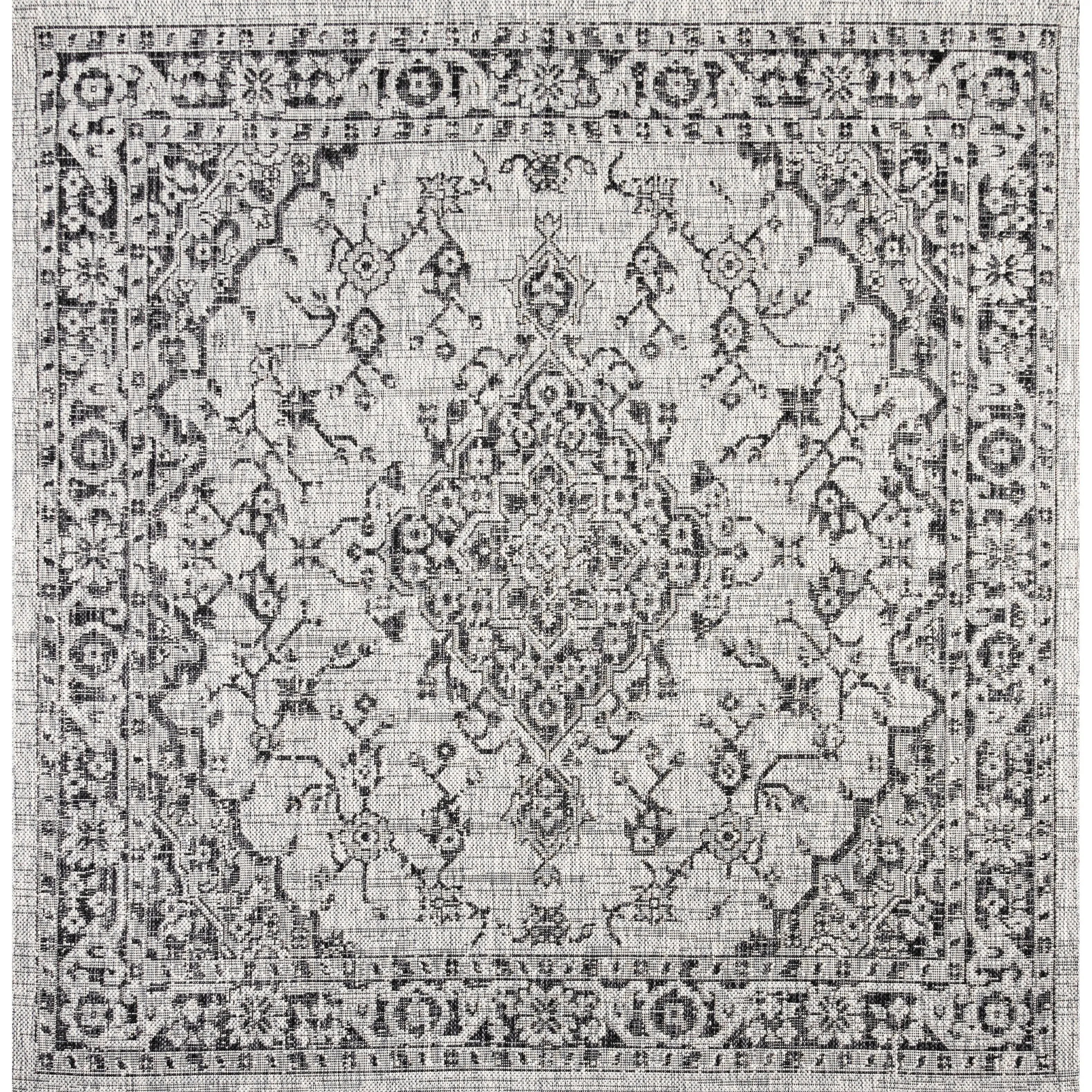 JONATHAN Y Palazzo Boho Medallion Textured Weave Indoor/Outdoor Area Rug