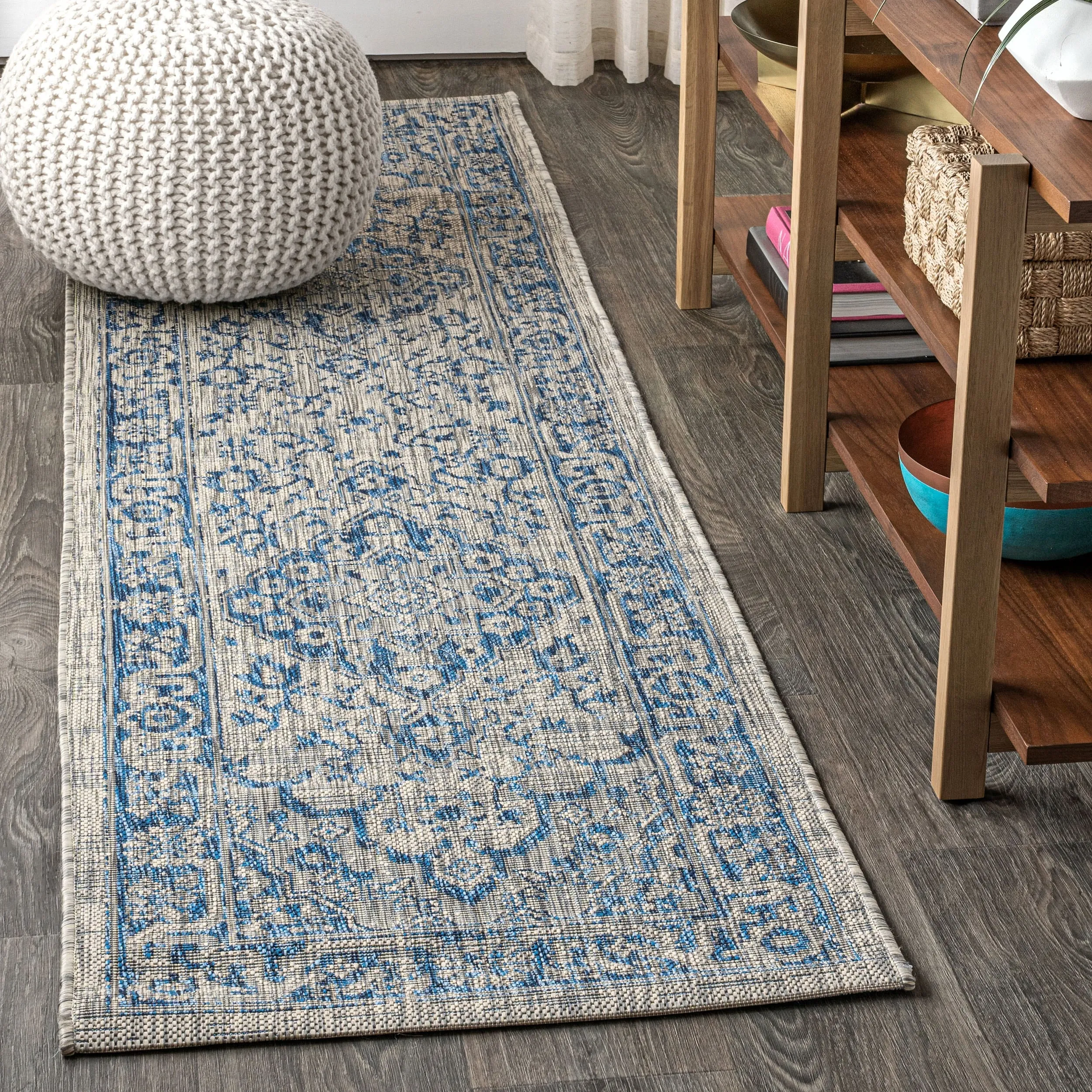 JONATHAN Y Palazzo Boho Medallion Textured Weave Indoor/Outdoor Area Rug