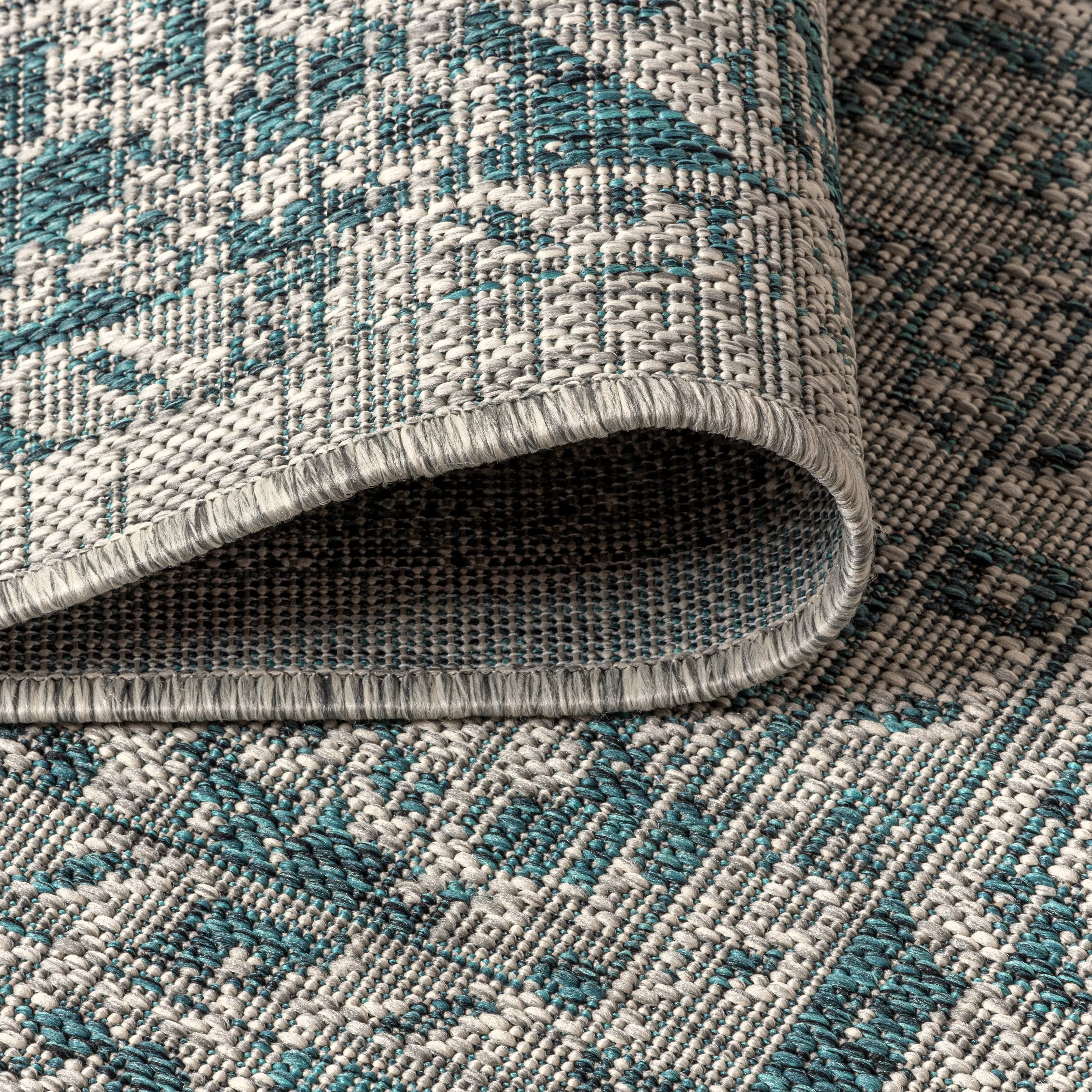 JONATHAN Y Palazzo Boho Medallion Textured Weave Indoor/Outdoor Area Rug