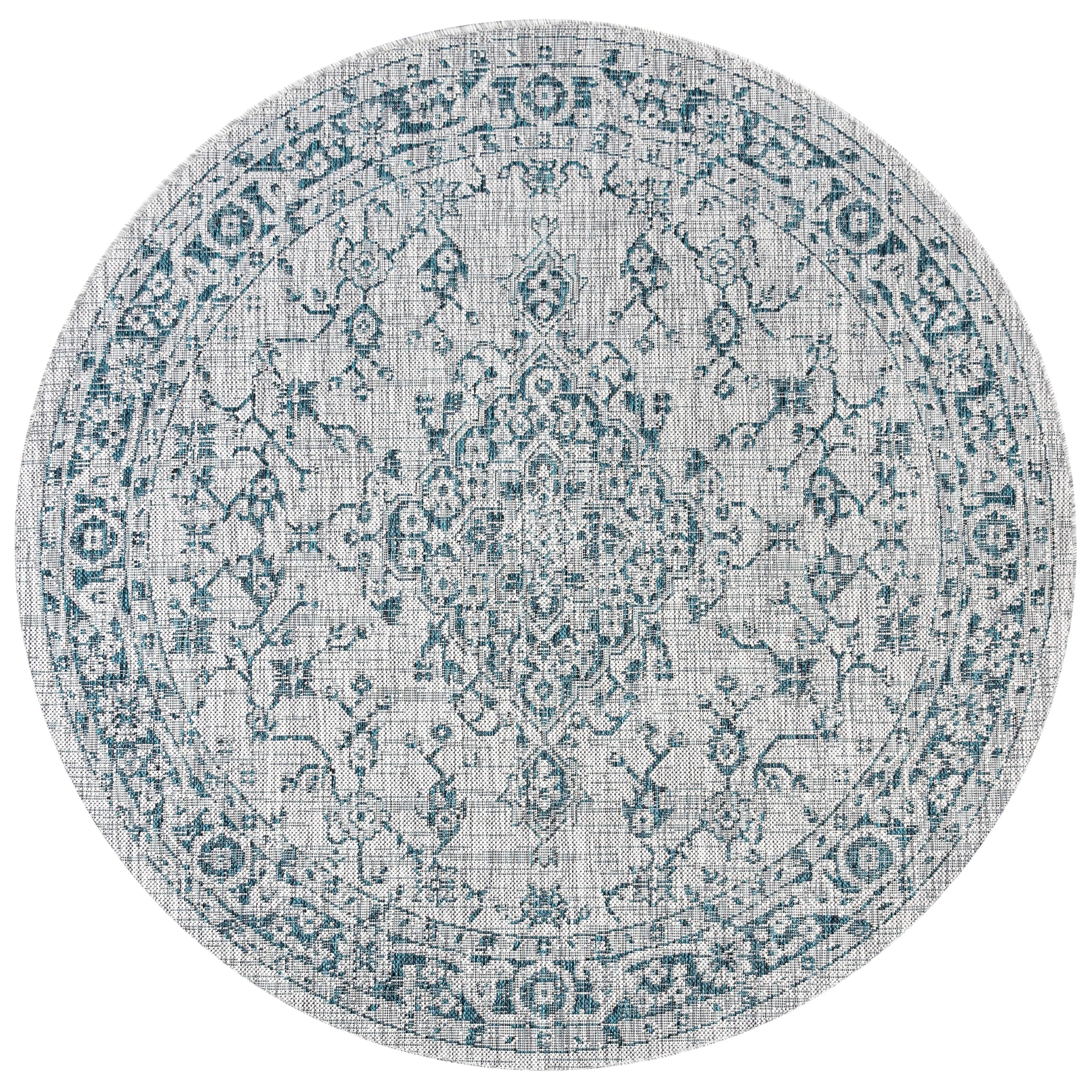 JONATHAN Y Palazzo Boho Medallion Textured Weave Indoor/Outdoor Area Rug