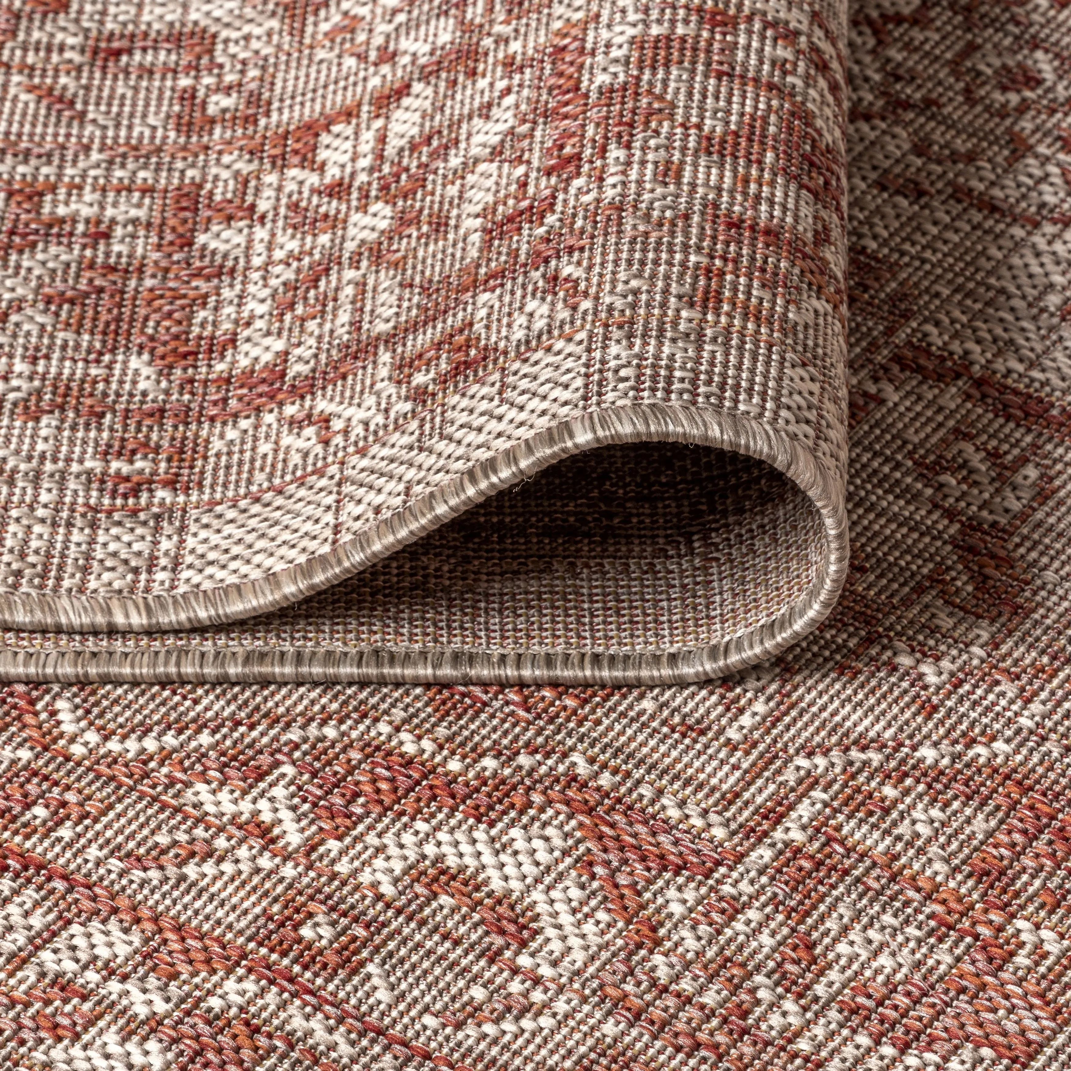 JONATHAN Y Palazzo Boho Medallion Textured Weave Indoor/Outdoor Area Rug