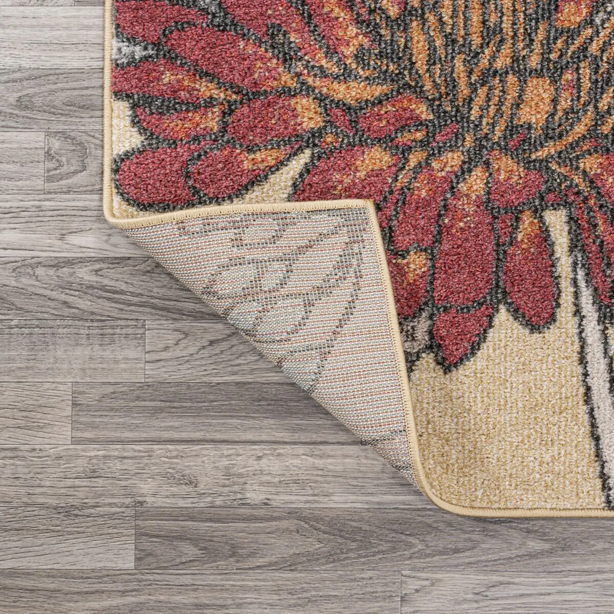 JONATHAN Y Pastello Modern Botanical Wildflower Area Rug