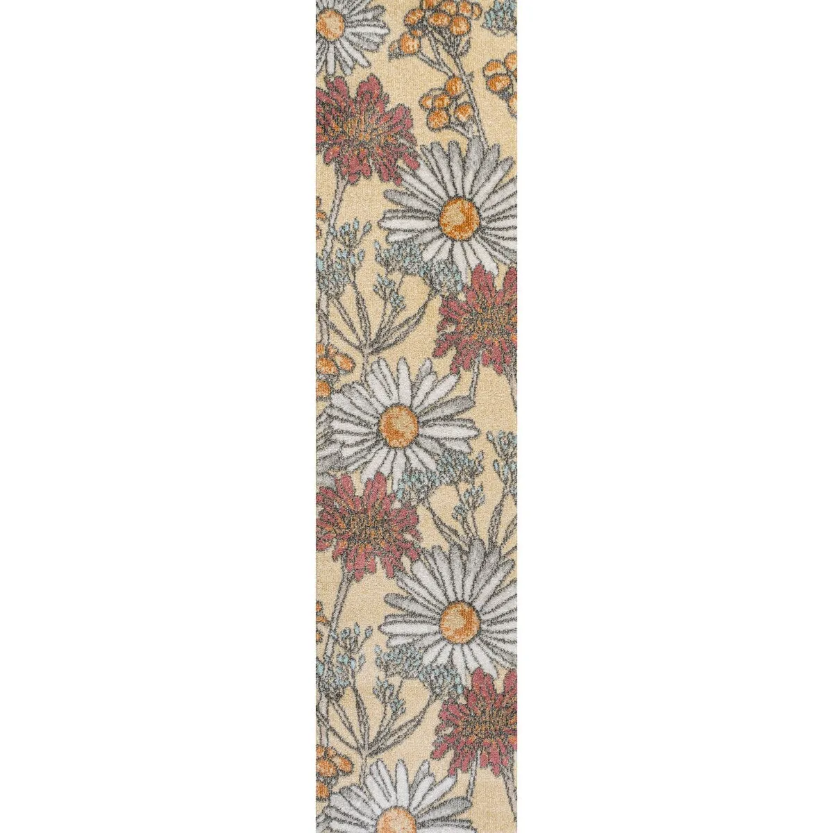 JONATHAN Y Pastello Modern Botanical Wildflower Area Rug