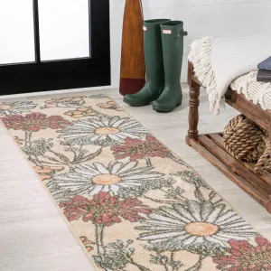 JONATHAN Y Pastello Modern Botanical Wildflower Area Rug