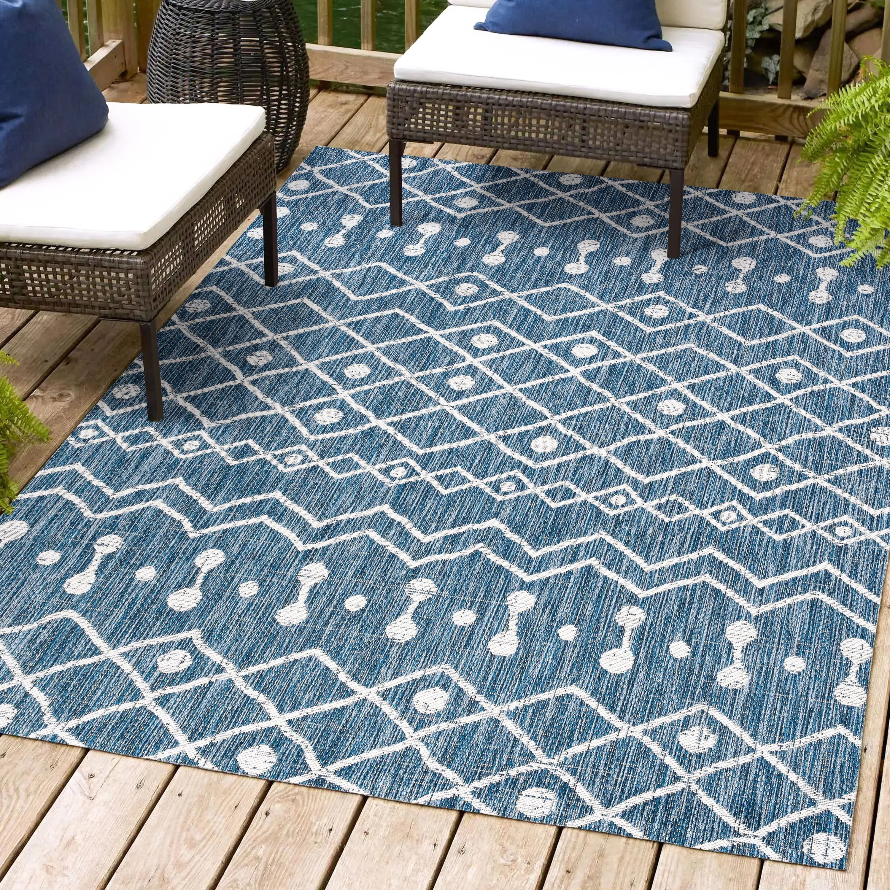JONATHAN Y Tokay Tribal Bohemian Indoor/Outdoor Area Rug