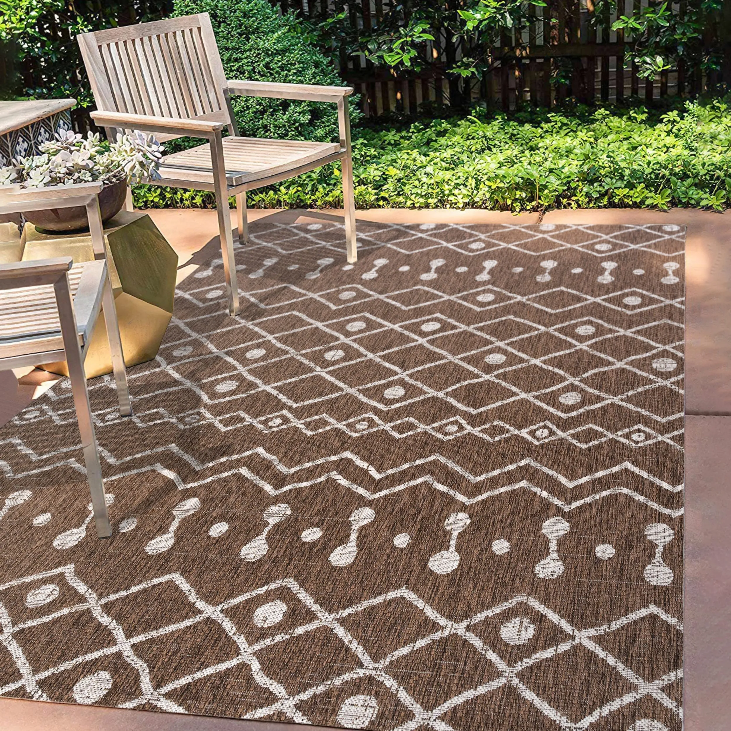 JONATHAN Y Tokay Tribal Bohemian Indoor/Outdoor Area Rug